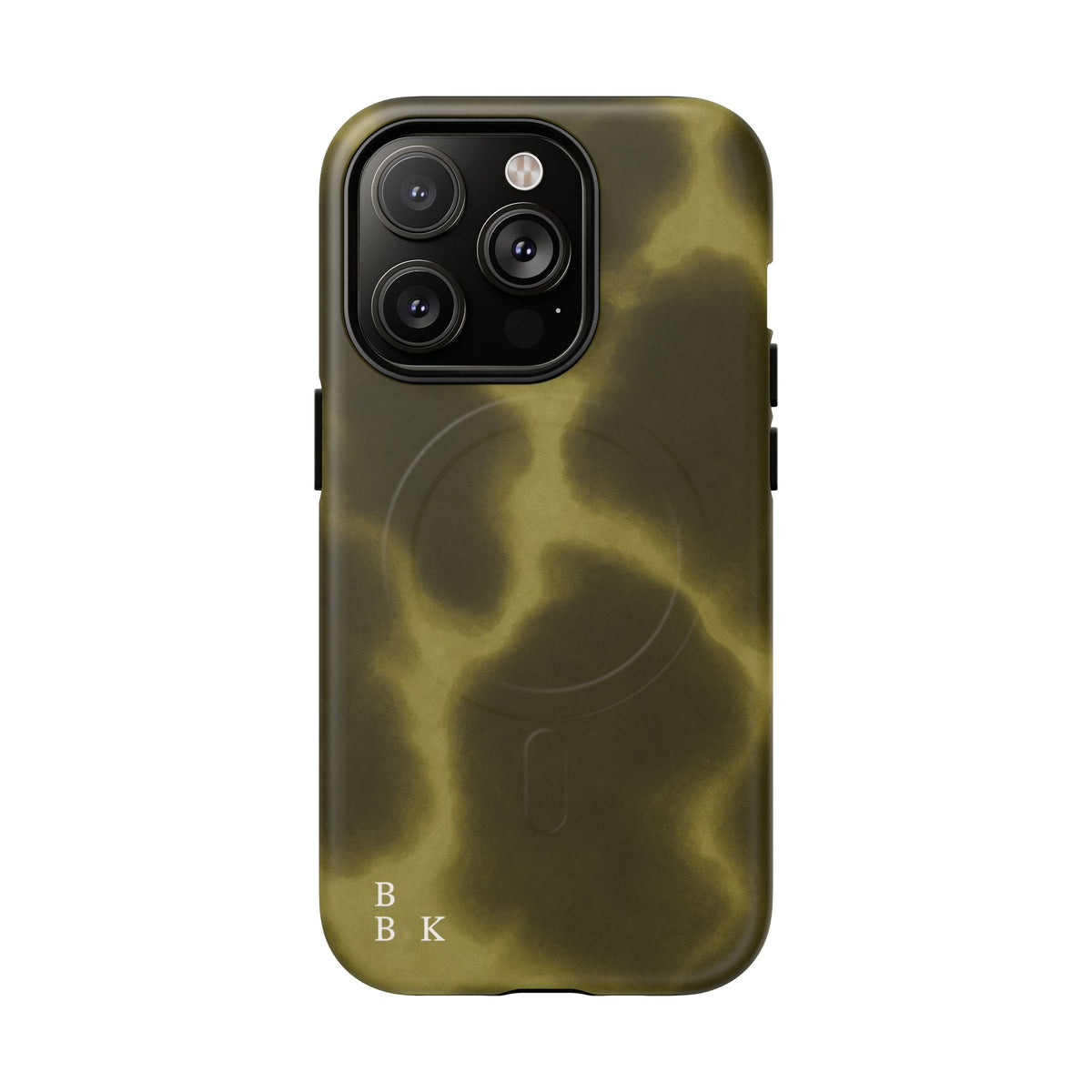 Olive Smoke Magnetic Phone Case — Tough Protective MagSafe-Compatible Cover