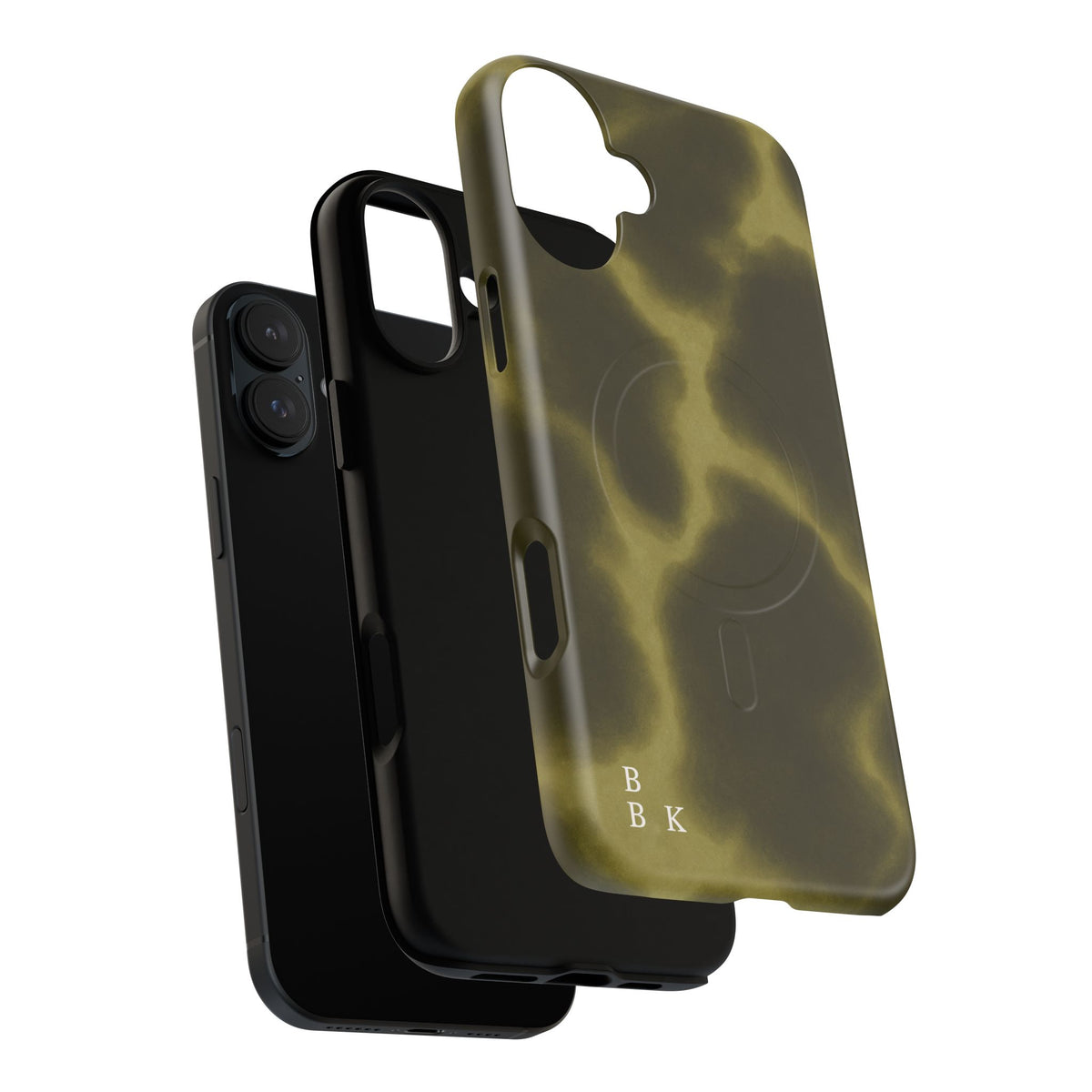 Olive Smoke Magnetic Phone Case — Tough Protective MagSafe-Compatible Cover