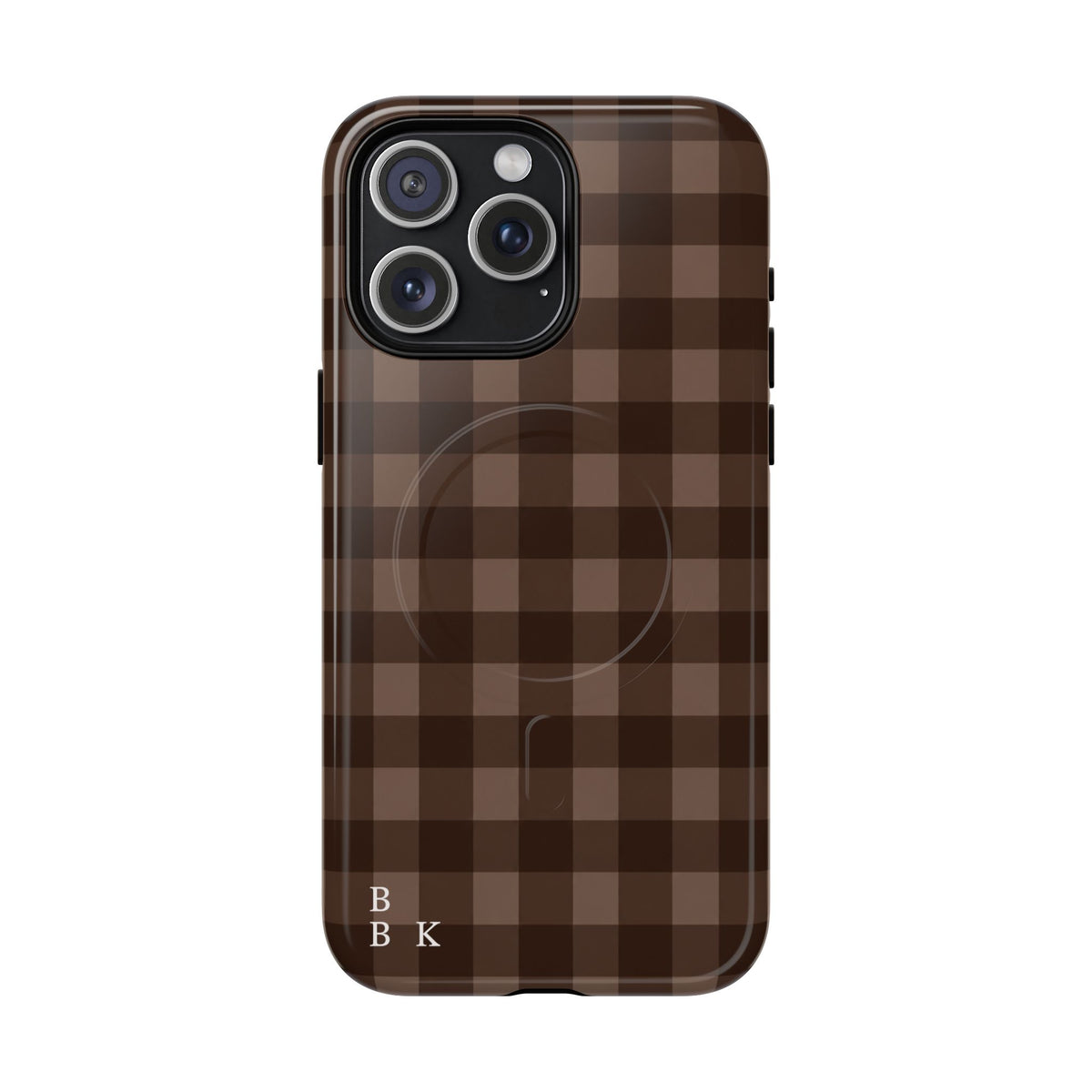 Brown Buffalo Plaid Tough Magnetic Phone Case