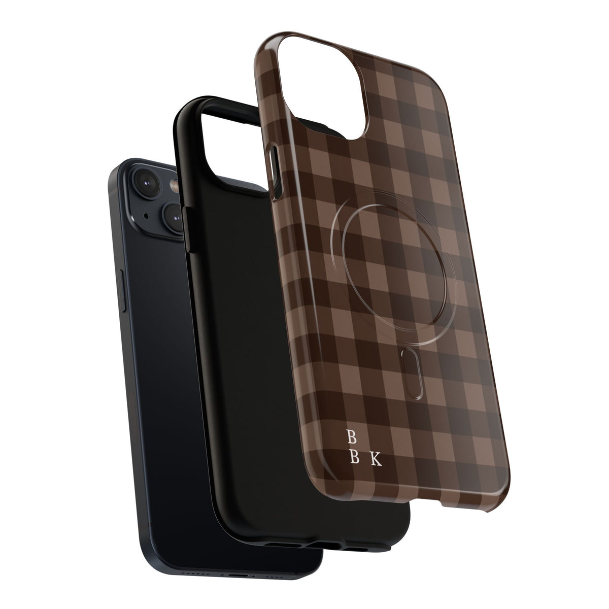 Brown Buffalo Plaid Tough Magnetic Phone Case