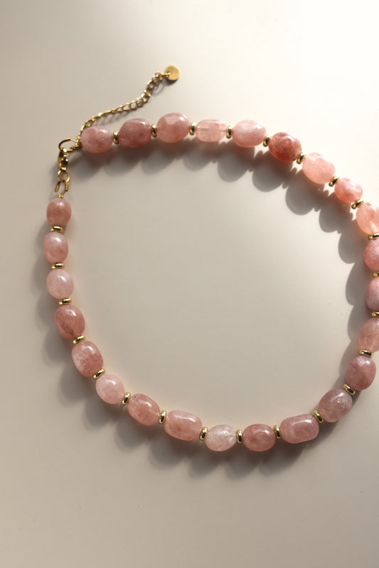 Malaysia Jade Pebble Necklace