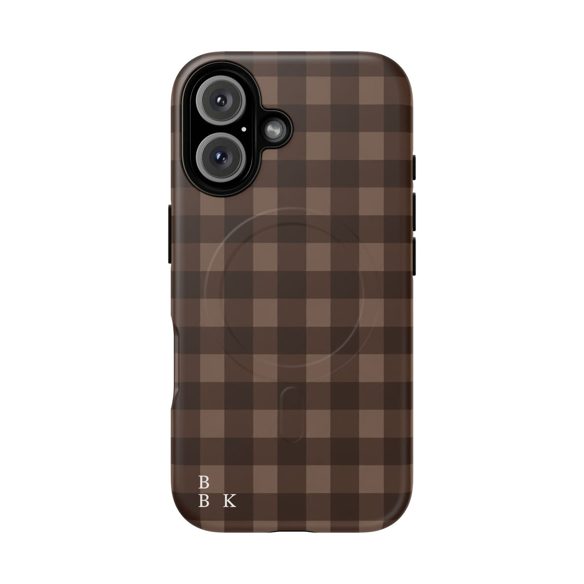 Brown Buffalo Plaid Tough Magnetic Phone Case