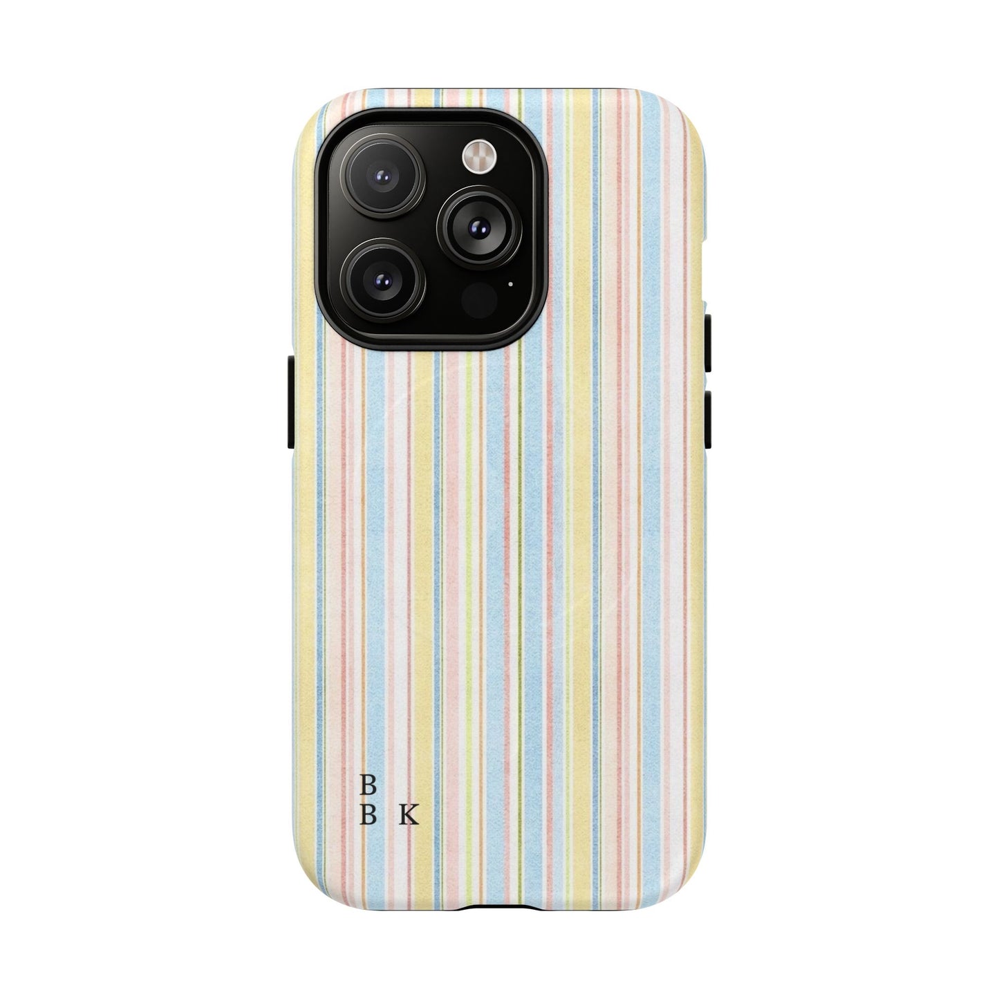 Striped Pastel Phone Case — Tough Magnetic Protection