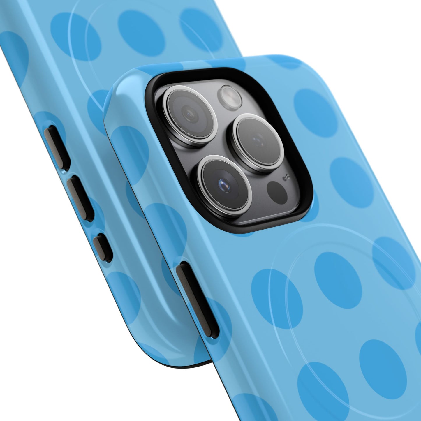 Blue Polka Dot Tough Magnetic Phone Case