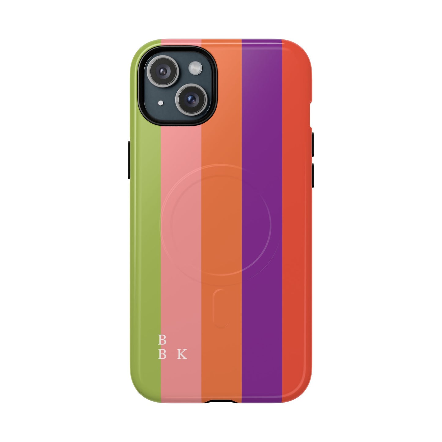 Bold Retro Stripe Magnetic Phone Case — Tough Protective iPhone Cover