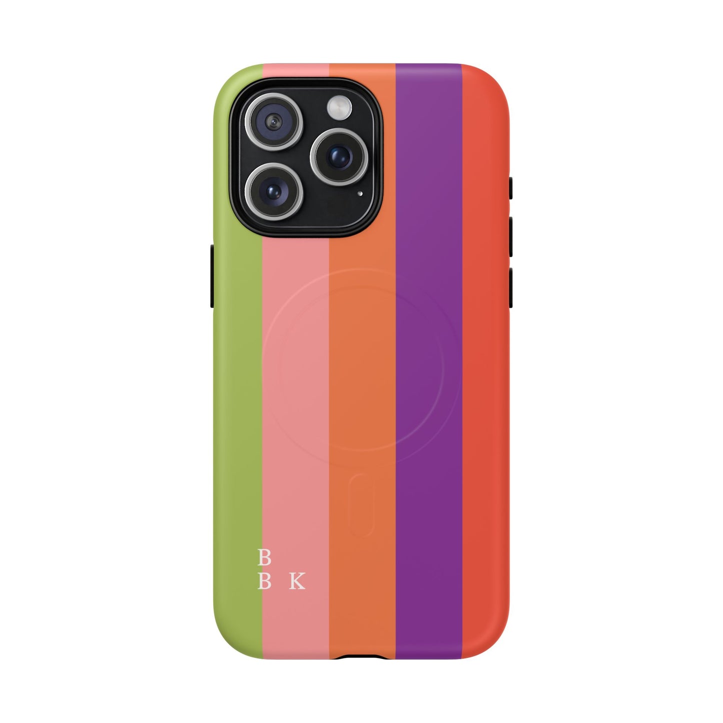 Bold Retro Stripe Magnetic Phone Case — Tough Protective iPhone Cover
