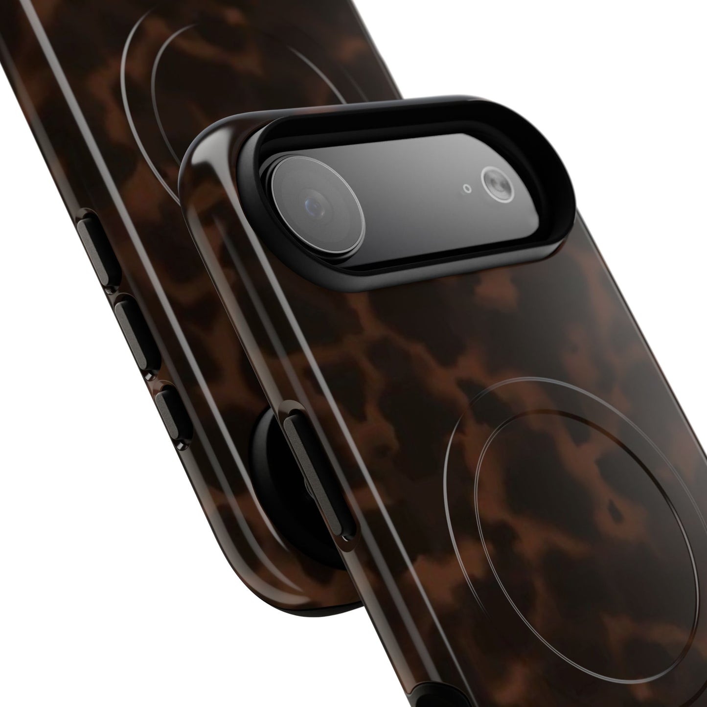 Tortoiseshell Magnetic Phone Case — Slim Tough MagSafe-Compatible Protection