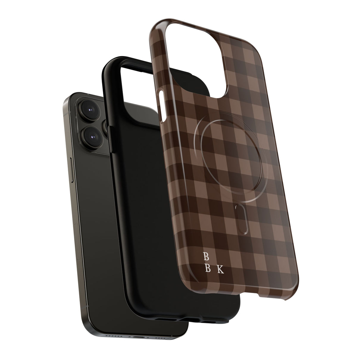 Brown Buffalo Plaid Tough Magnetic Phone Case