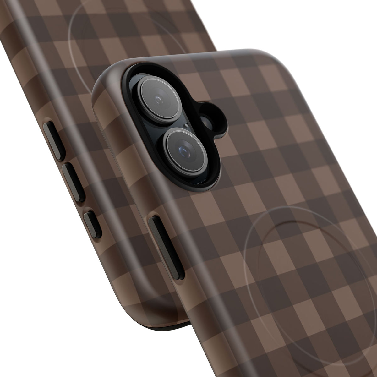 Brown Buffalo Plaid Tough Magnetic Phone Case