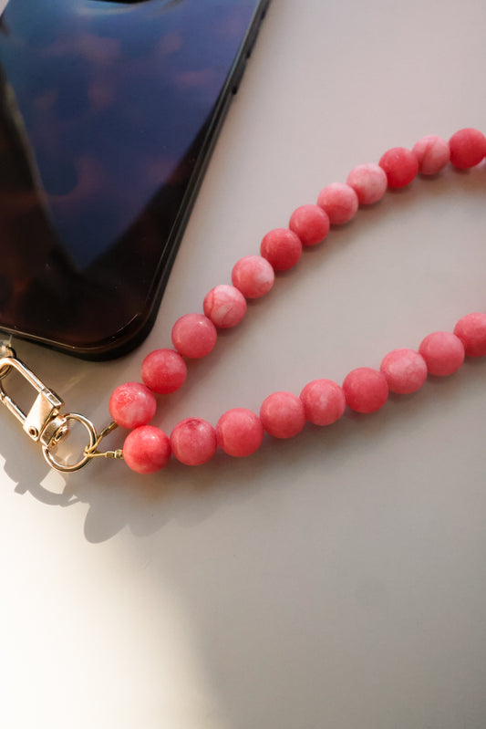 Bright Pink Phone Charm