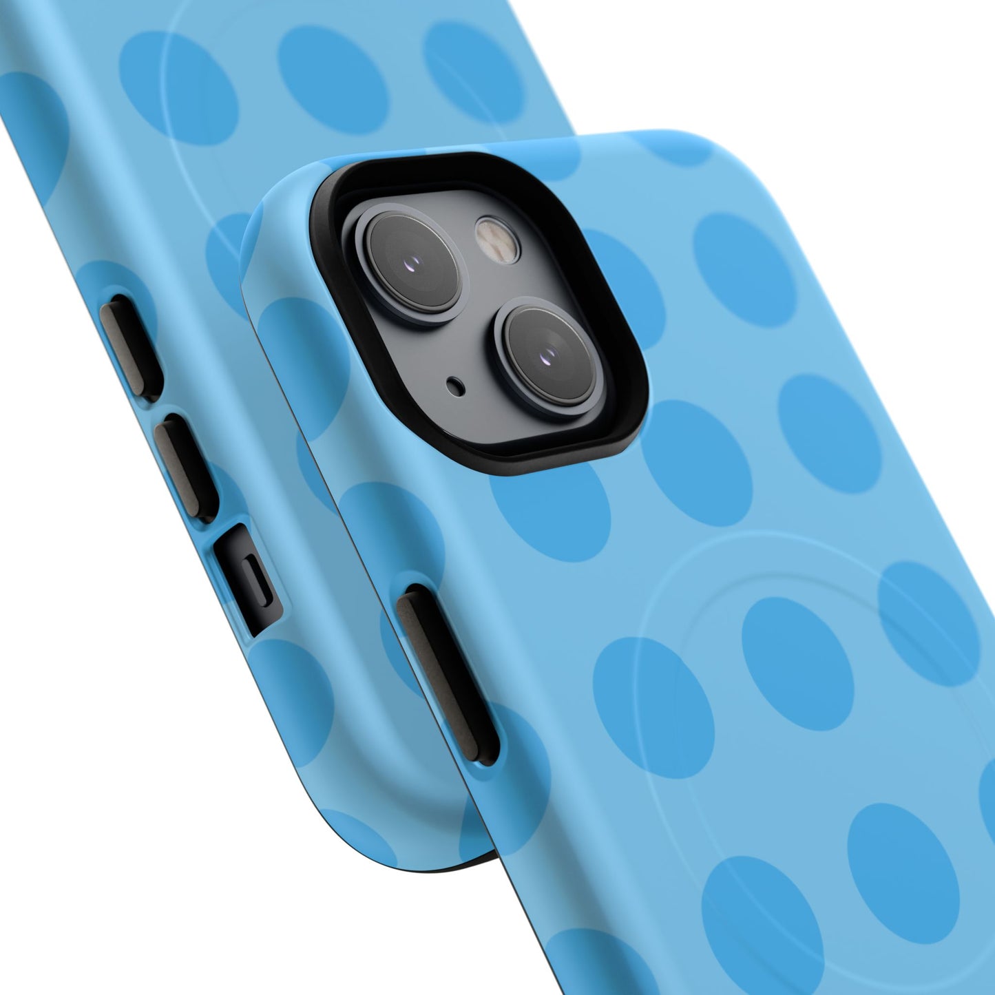 Blue Polka Dot Tough Magnetic Phone Case