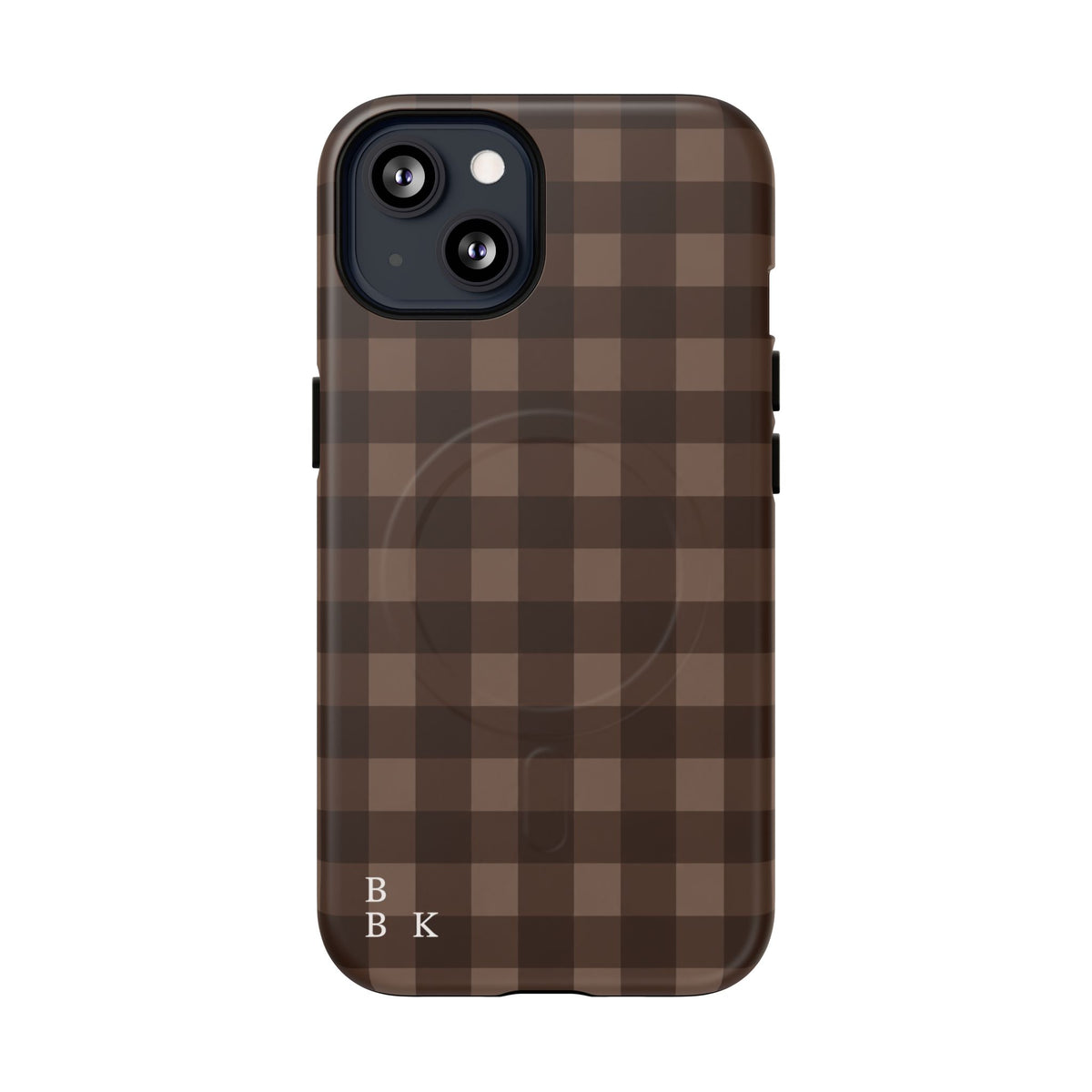 Brown Buffalo Plaid Tough Magnetic Phone Case