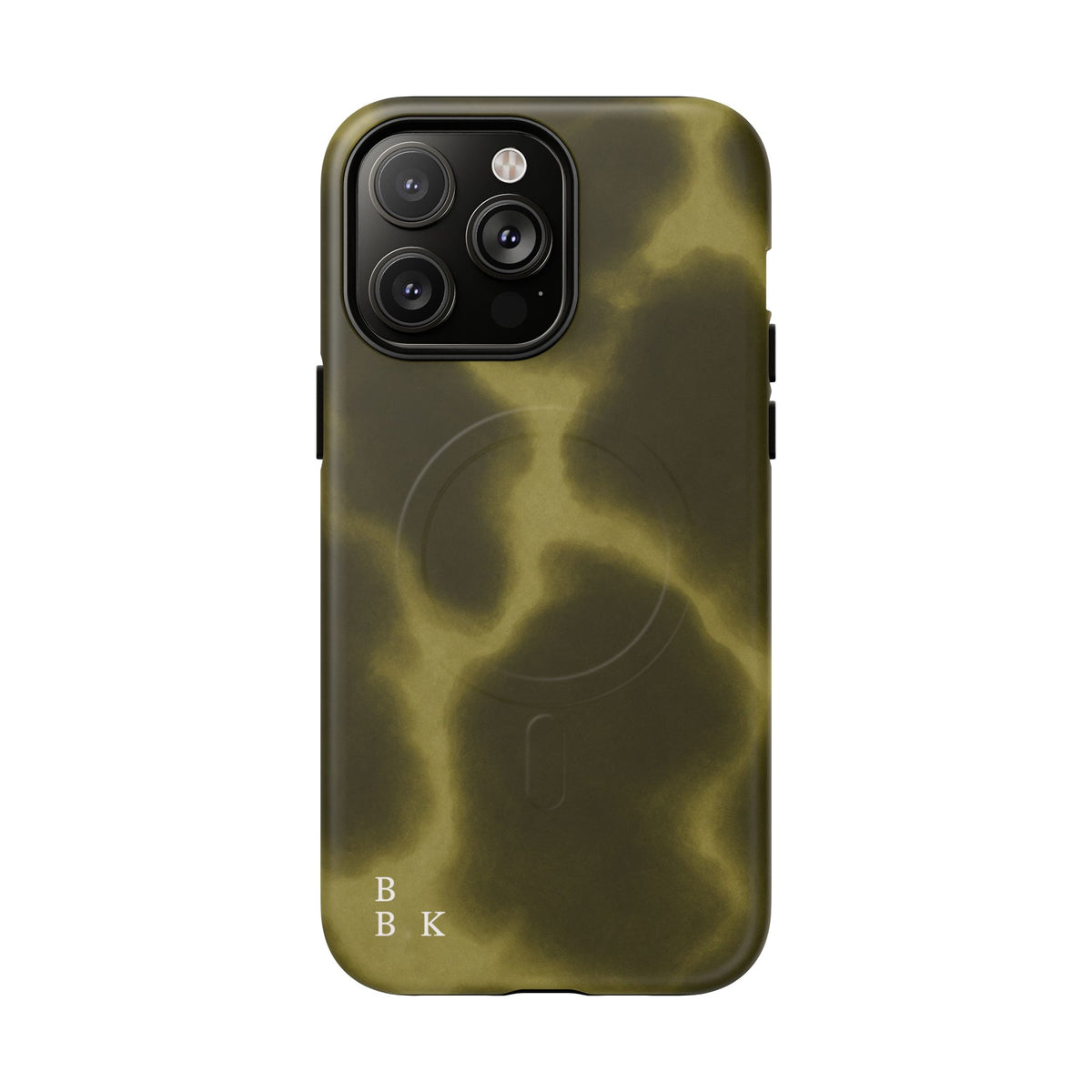 Olive Smoke Magnetic Phone Case — Tough Protective MagSafe-Compatible Cover