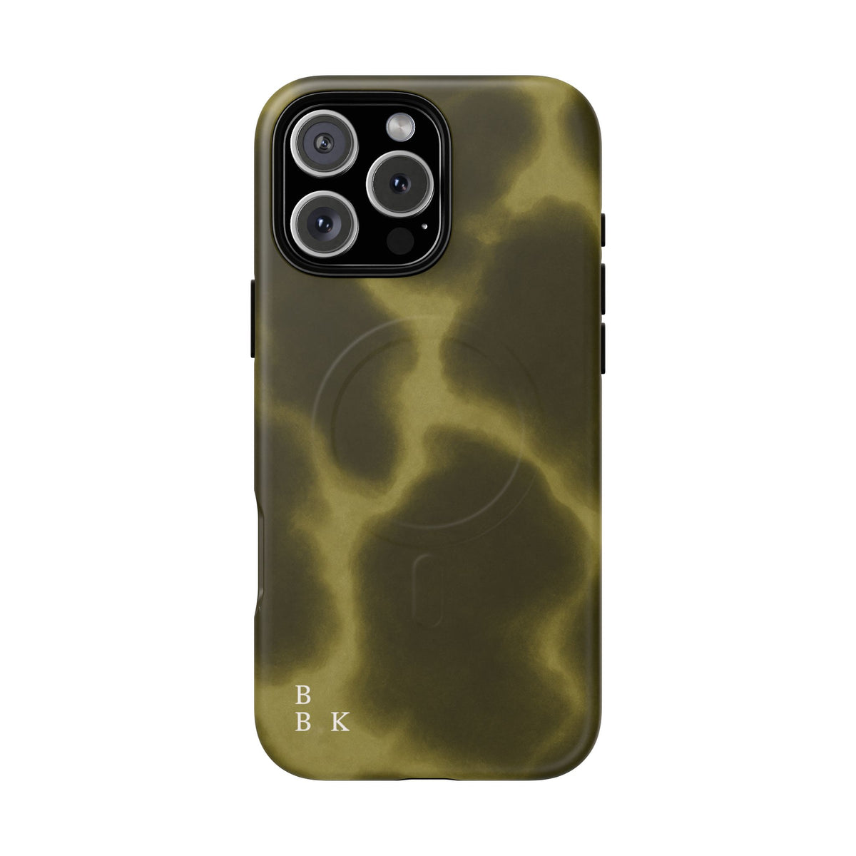 Olive Smoke Magnetic Phone Case — Tough Protective MagSafe-Compatible Cover