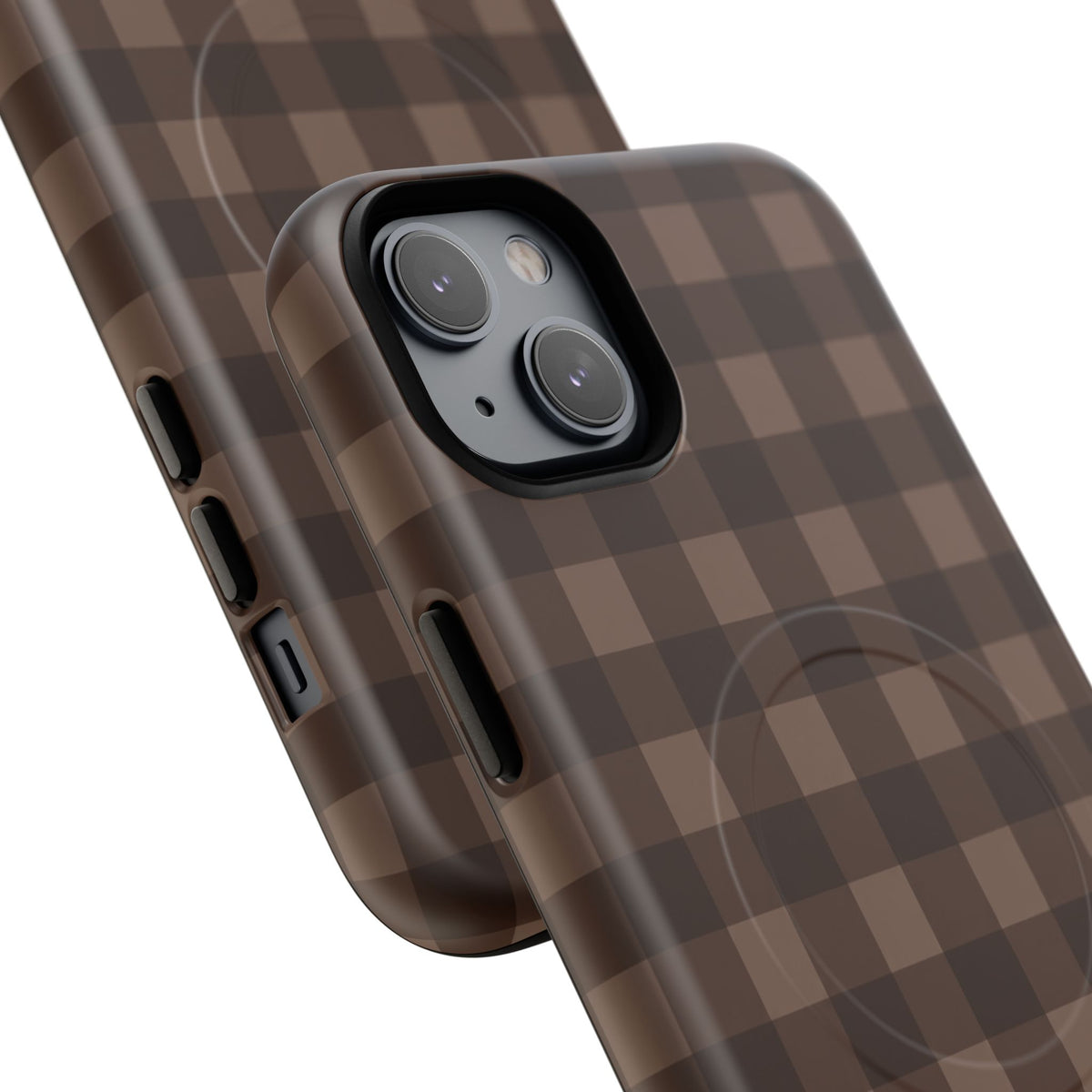 Brown Buffalo Plaid Tough Magnetic Phone Case