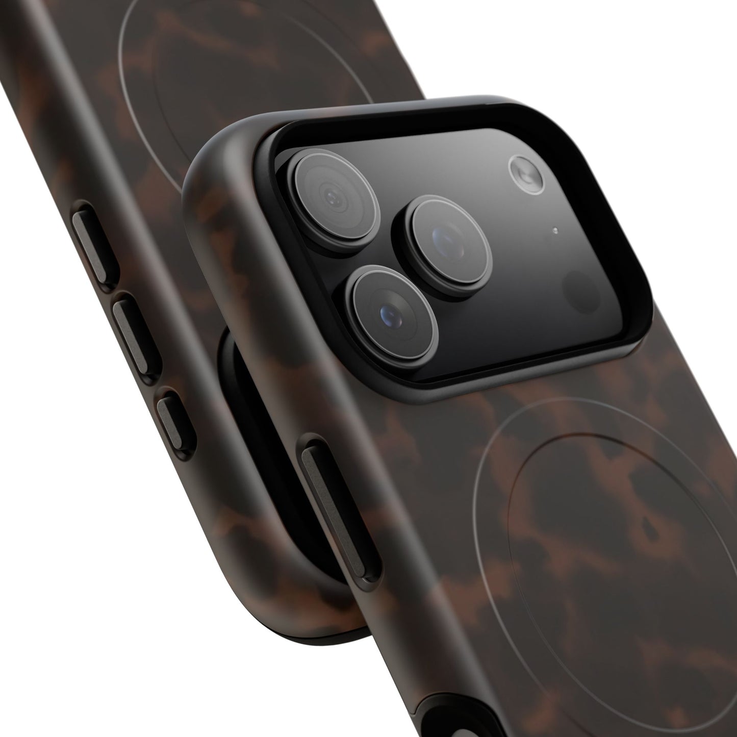 Tortoiseshell Magnetic Phone Case — Slim Tough MagSafe-Compatible Protection