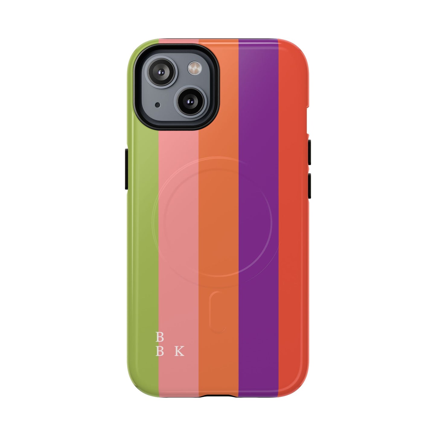 Bold Retro Stripe Magnetic Phone Case — Tough Protective iPhone Cover