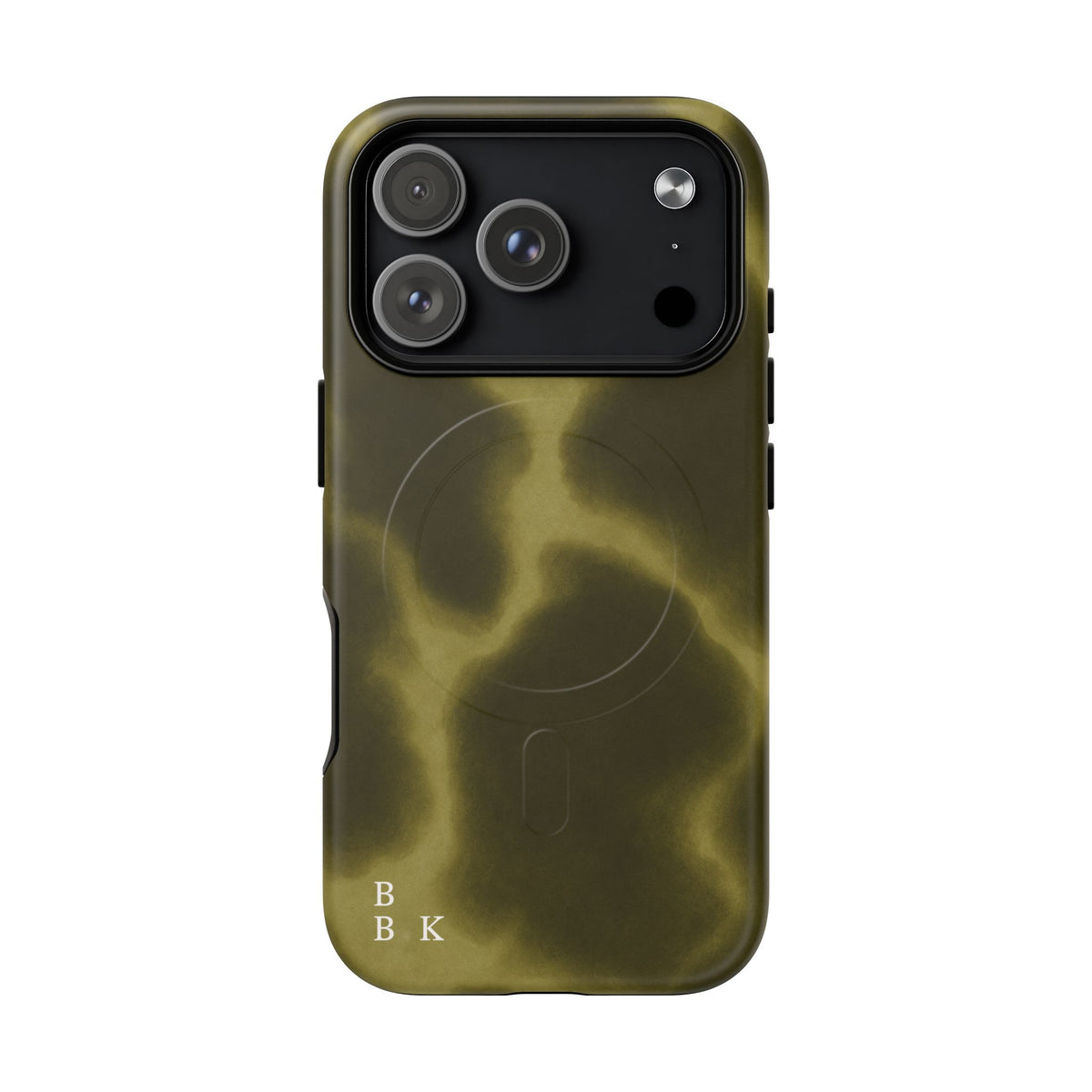 Olive Smoke Magnetic Phone Case — Tough Protective MagSafe-Compatible Cover