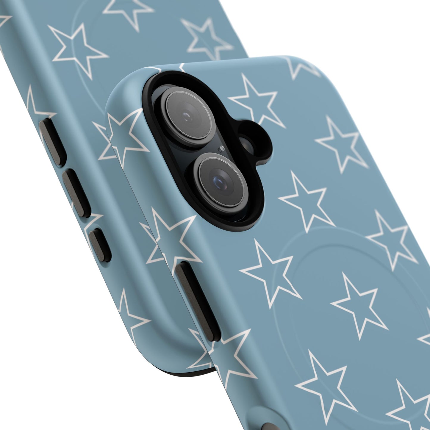 Blue Star Pattern Magnetic Phone Case — Tough Protective iPhone Cover