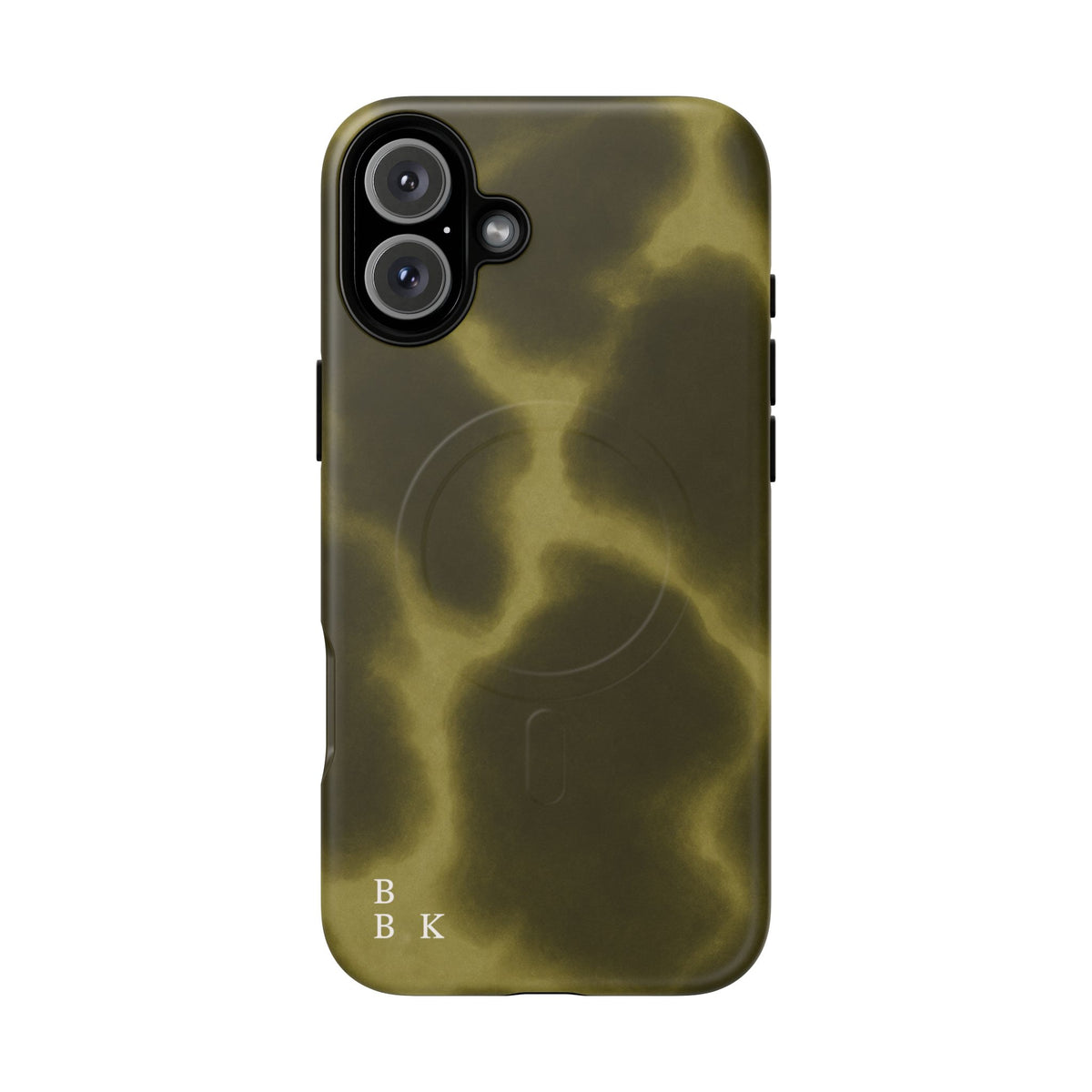 Olive Smoke Magnetic Phone Case — Tough Protective MagSafe-Compatible Cover