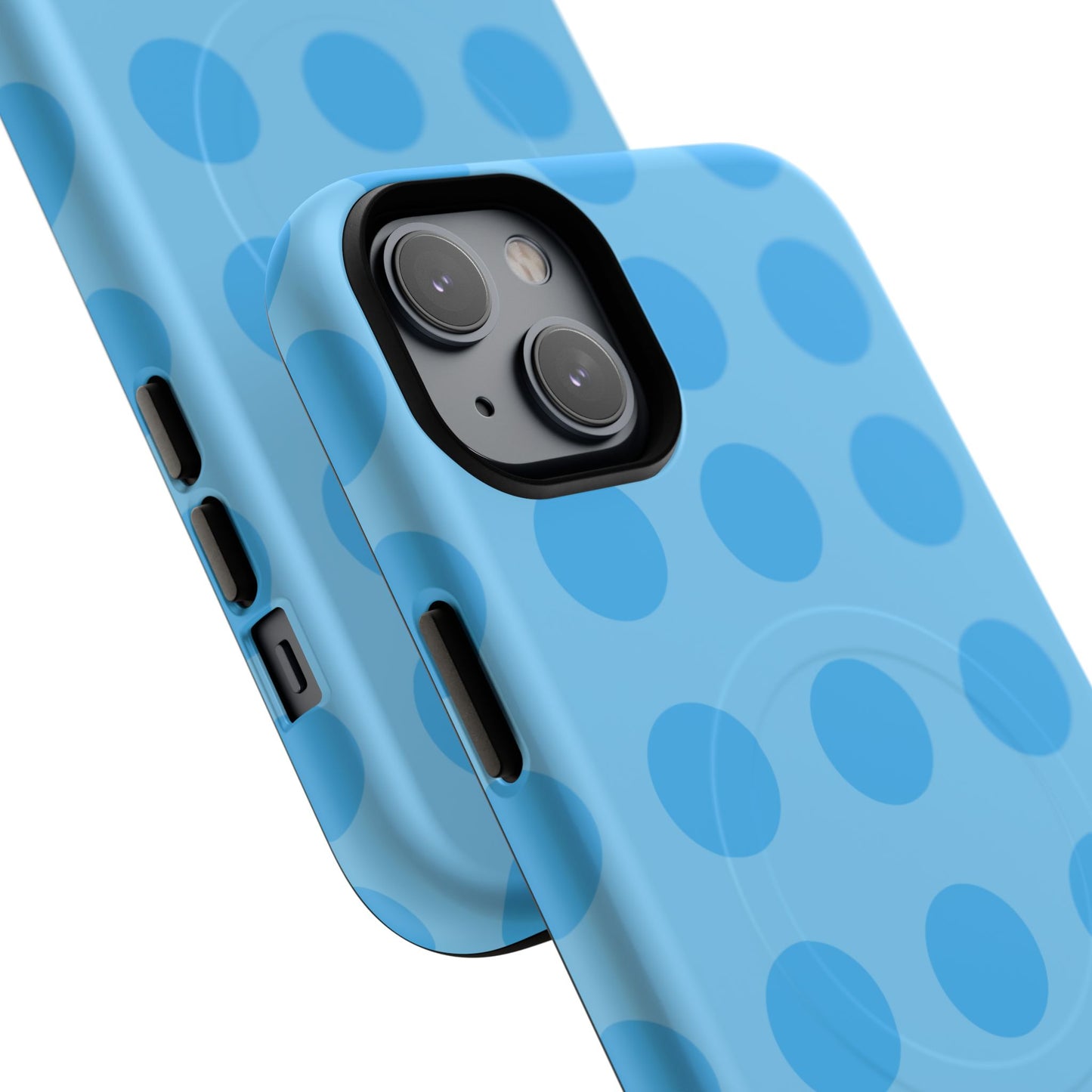 Blue Polka Dot Tough Magnetic Phone Case