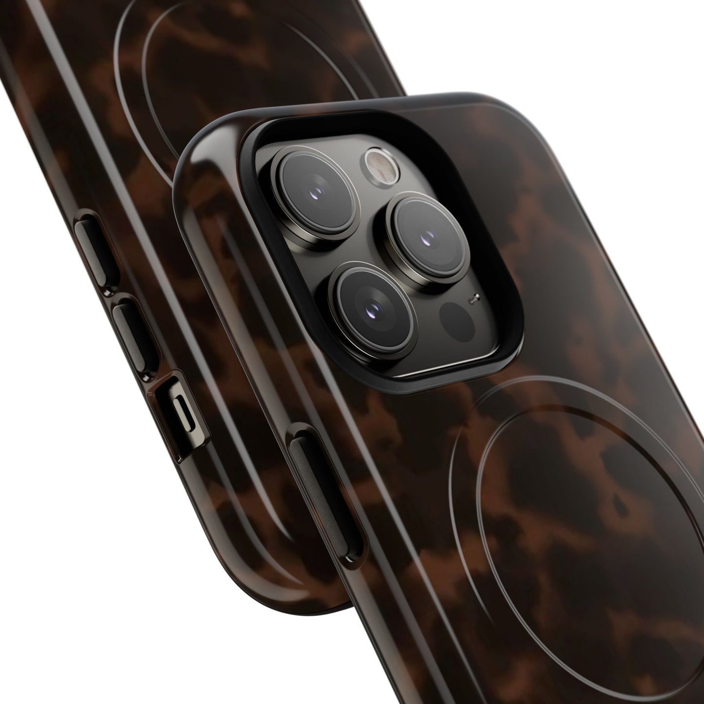 Tortoiseshell Magnetic Phone Case — Slim Tough MagSafe-Compatible Protection