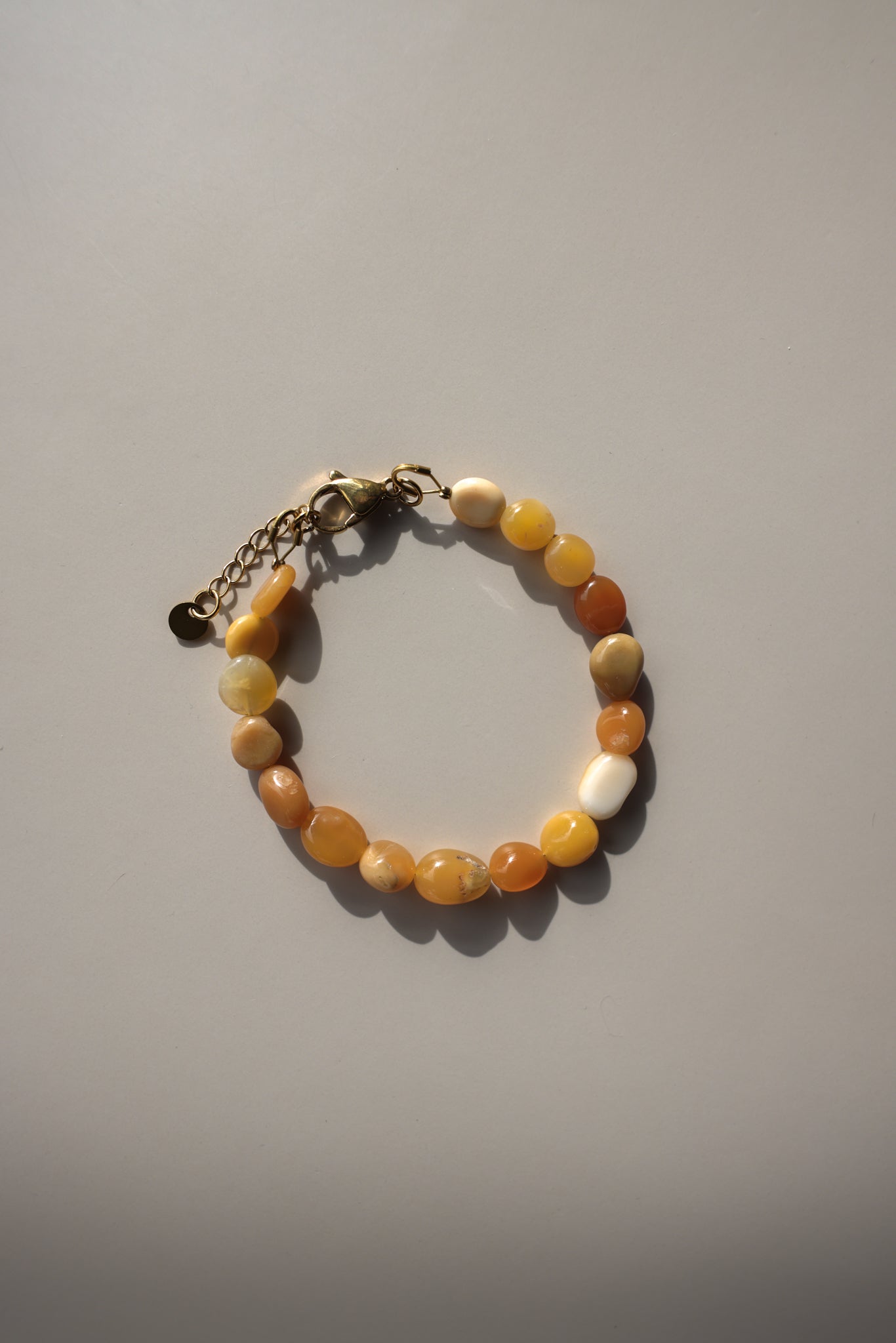 Sun Stone Pebble Bracelet