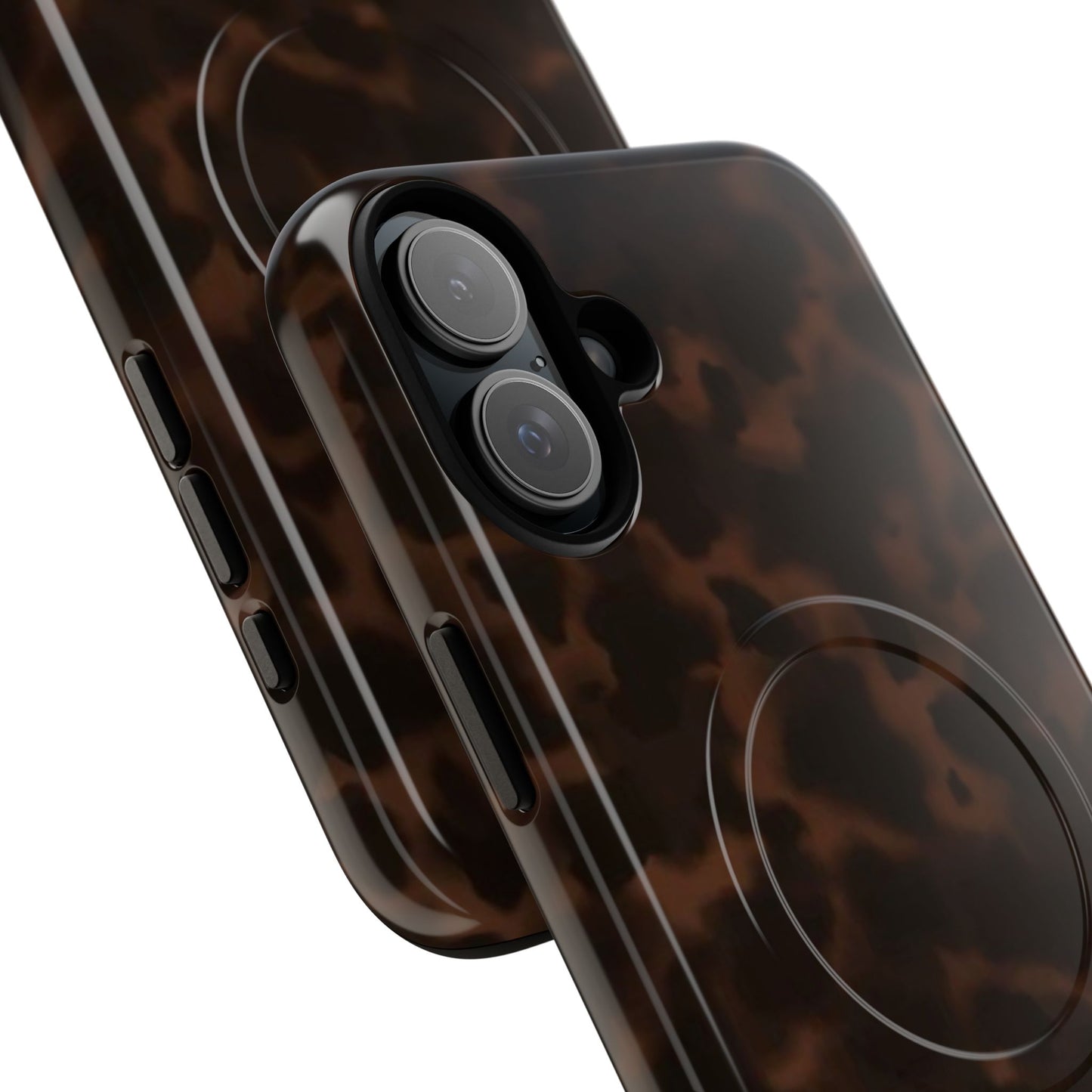 Tortoiseshell Magnetic Phone Case — Slim Tough MagSafe-Compatible Protection