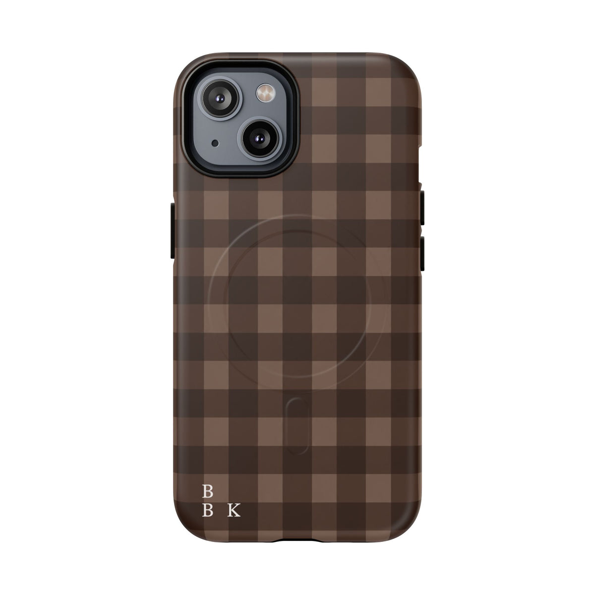 Brown Buffalo Plaid Tough Magnetic Phone Case