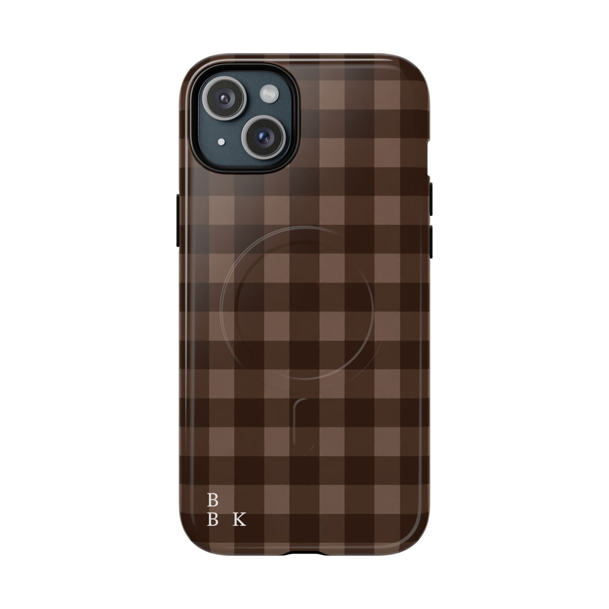 Brown Buffalo Plaid Tough Magnetic Phone Case
