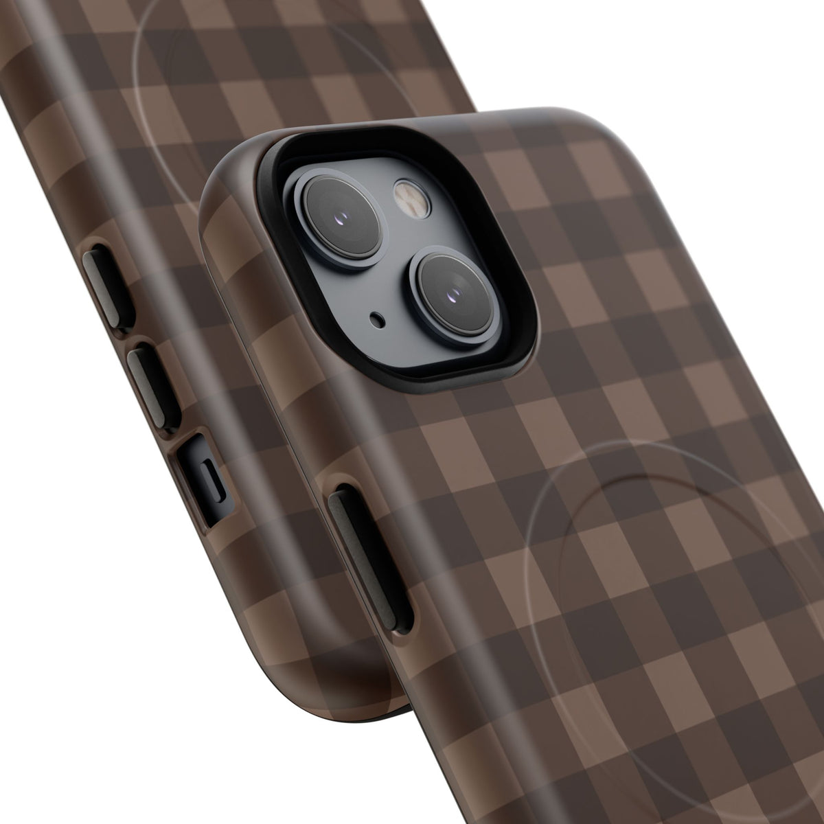 Brown Buffalo Plaid Tough Magnetic Phone Case