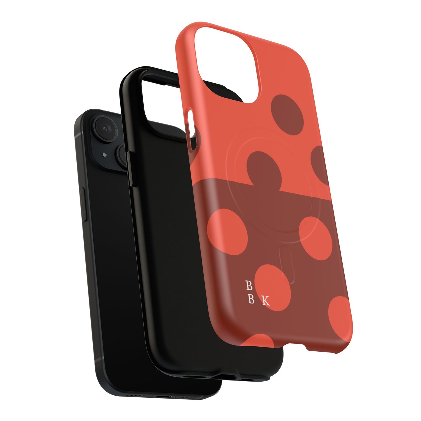 Red Polka Dot Magnetic Tough Case — Protective Phone Cover with MagSafe
