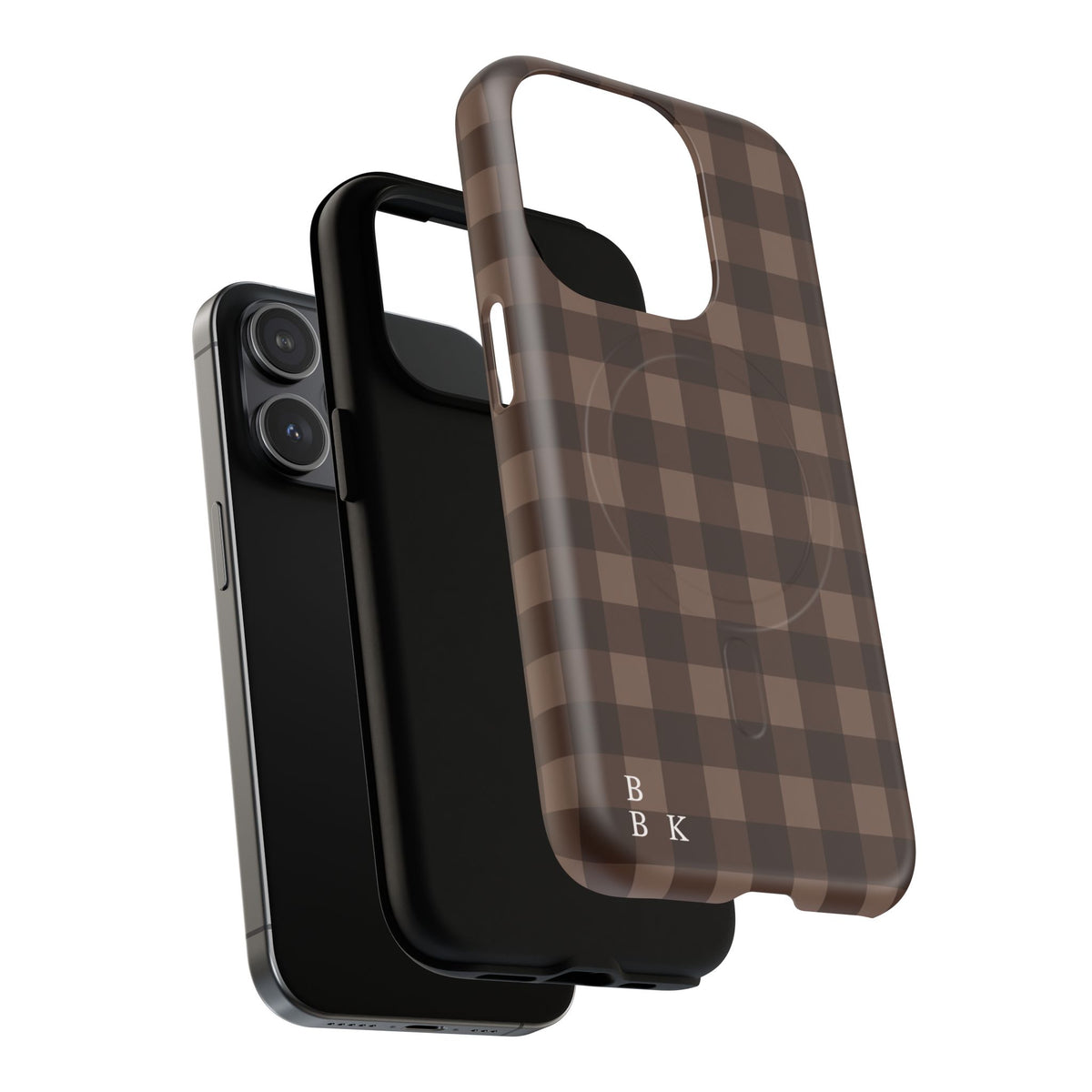Brown Buffalo Plaid Tough Magnetic Phone Case