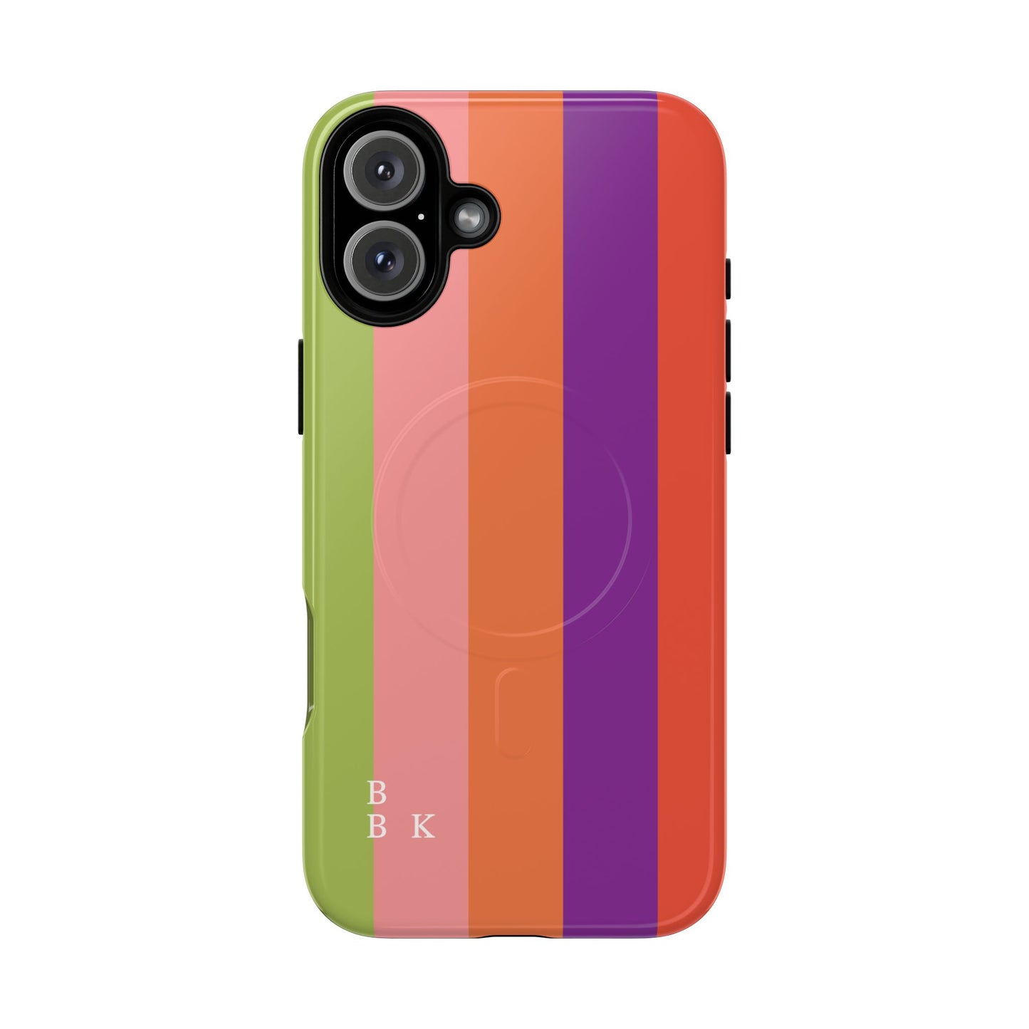 Bold Retro Stripe Magnetic Phone Case — Tough Protective iPhone Cover