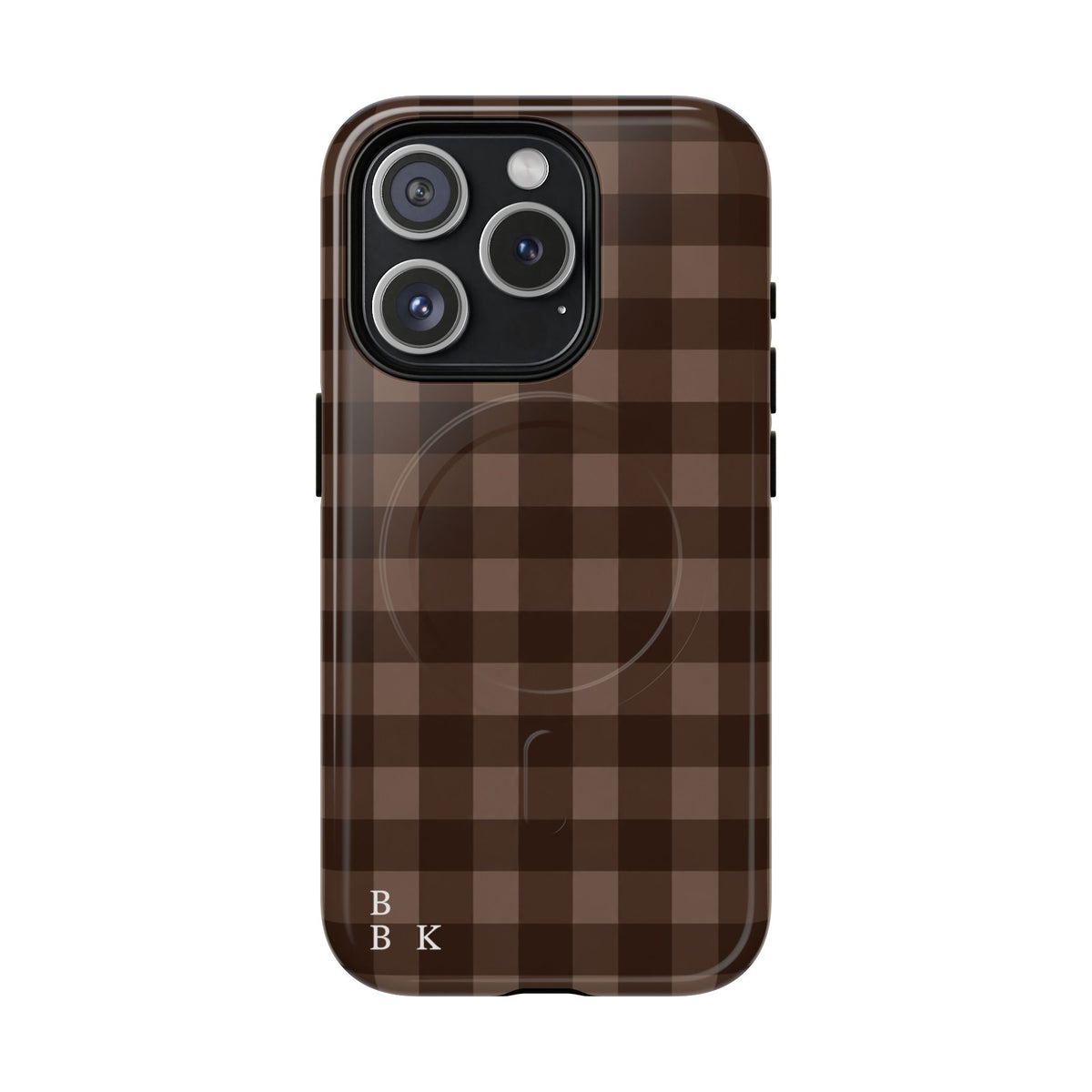 Brown Buffalo Plaid Tough Magnetic Phone Case