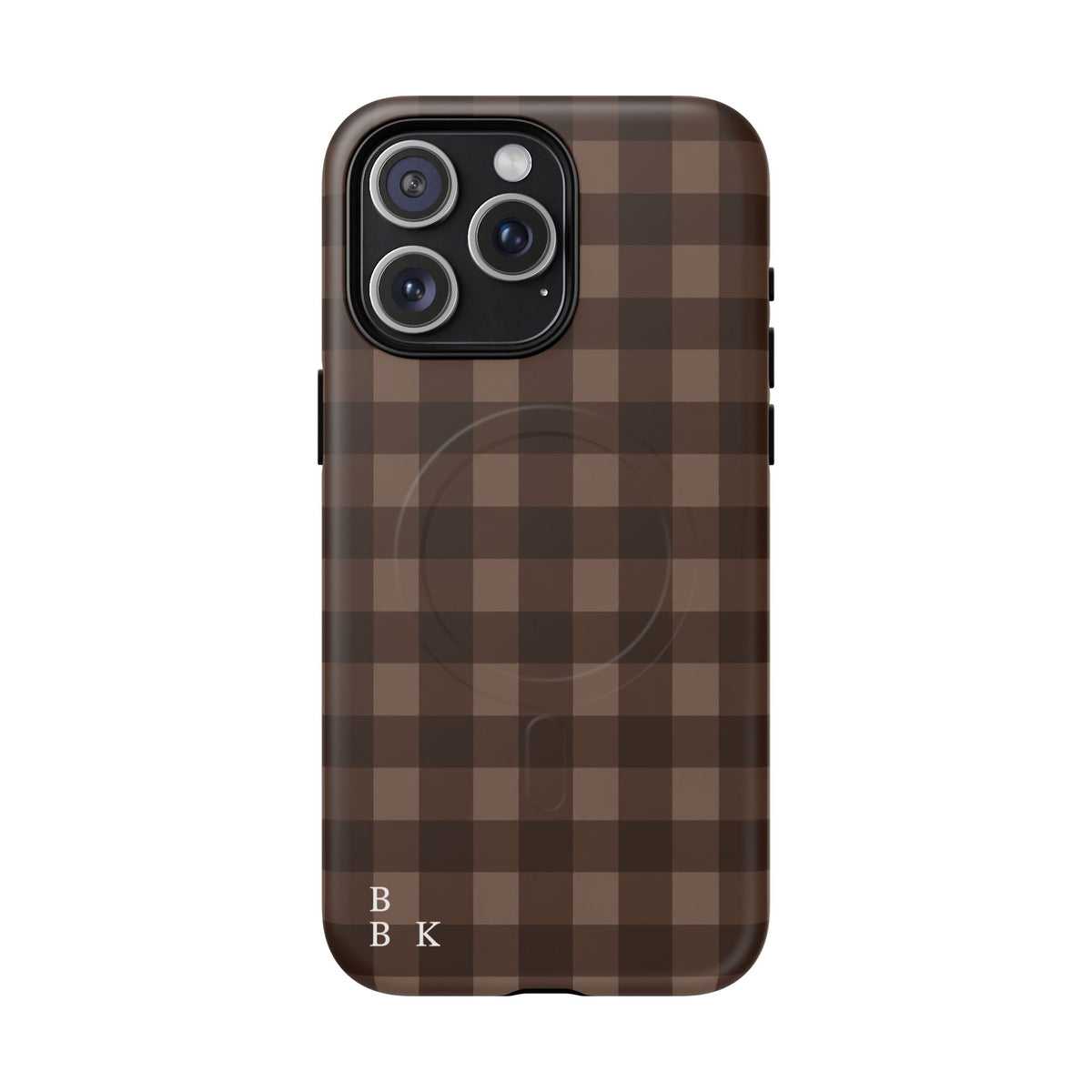 Brown Buffalo Plaid Tough Magnetic Phone Case