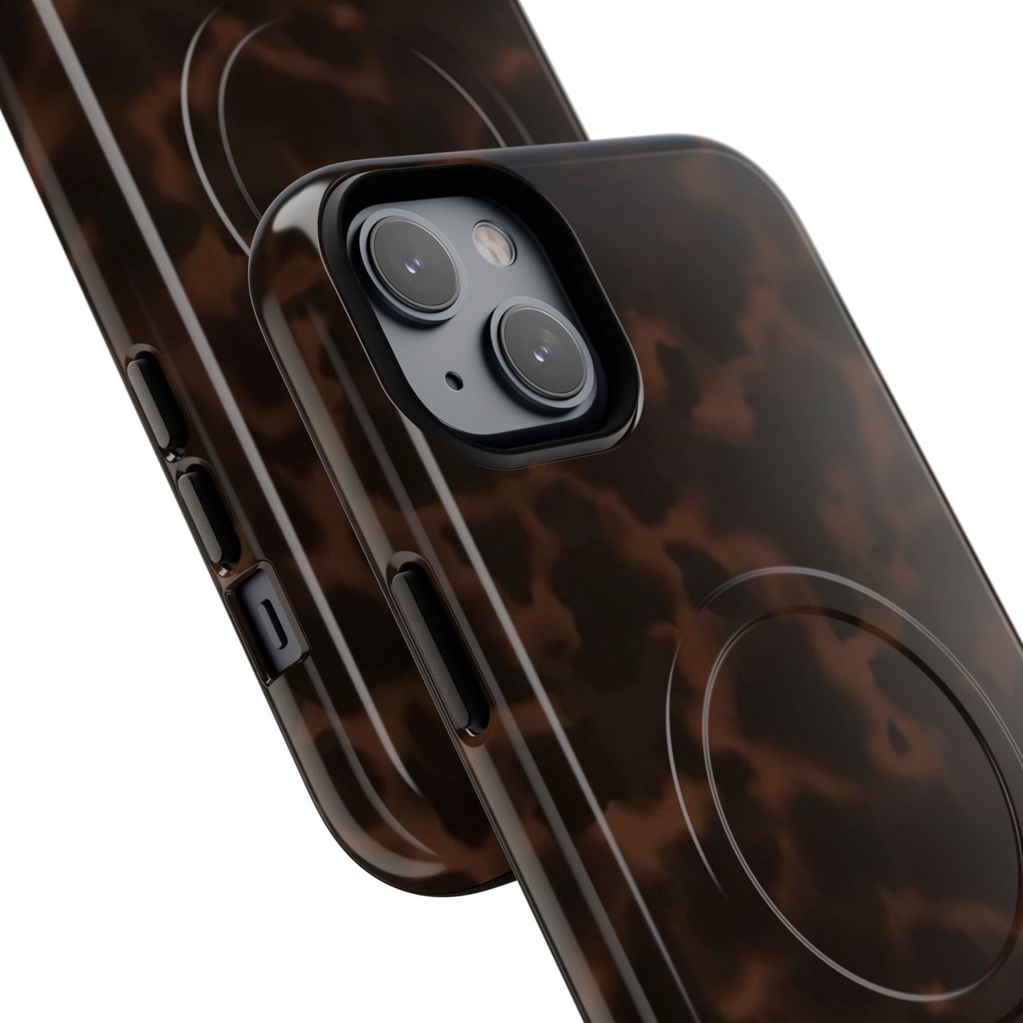 Tortoiseshell Magnetic Phone Case — Slim Tough MagSafe-Compatible Protection