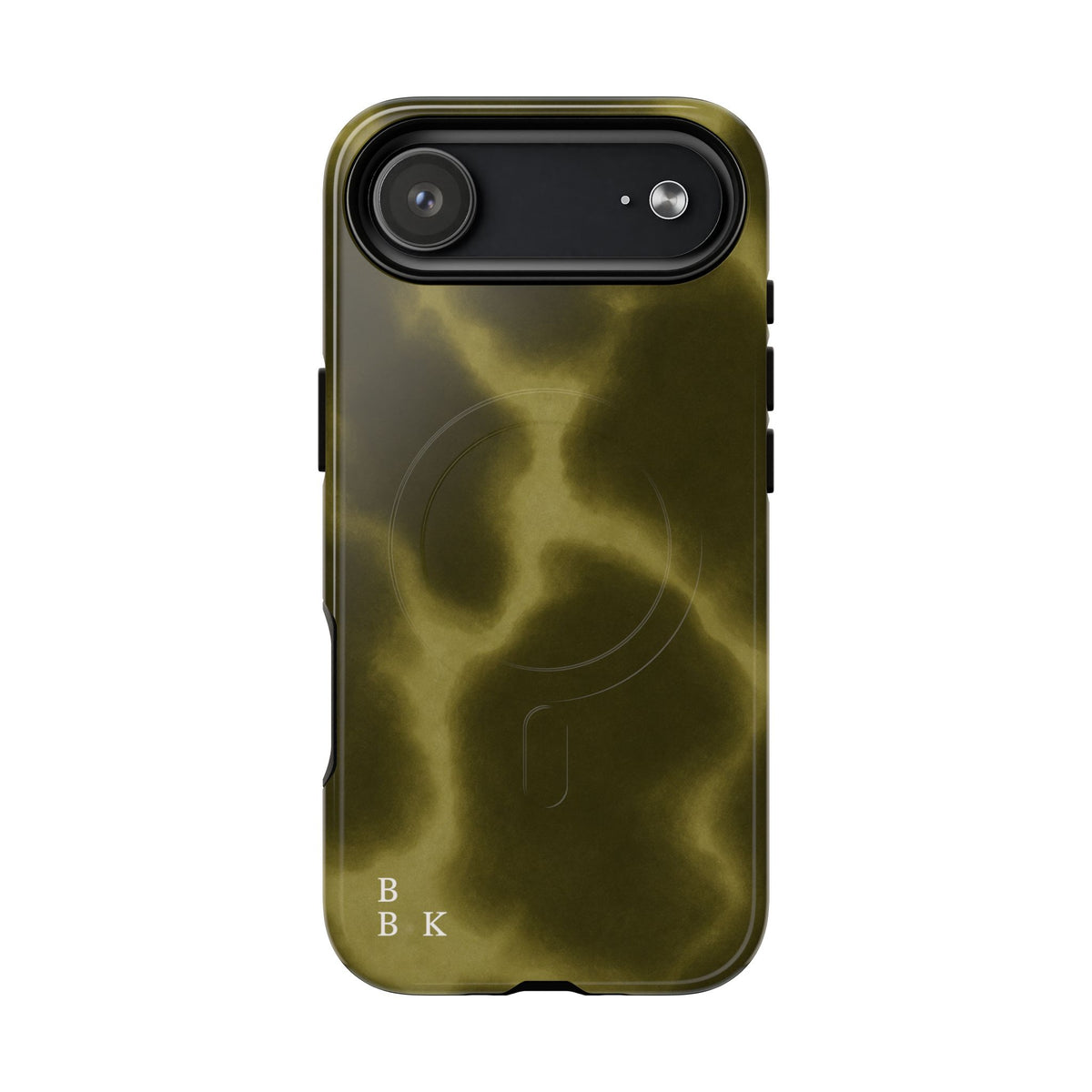 Olive Smoke Magnetic Phone Case — Tough Protective MagSafe-Compatible Cover