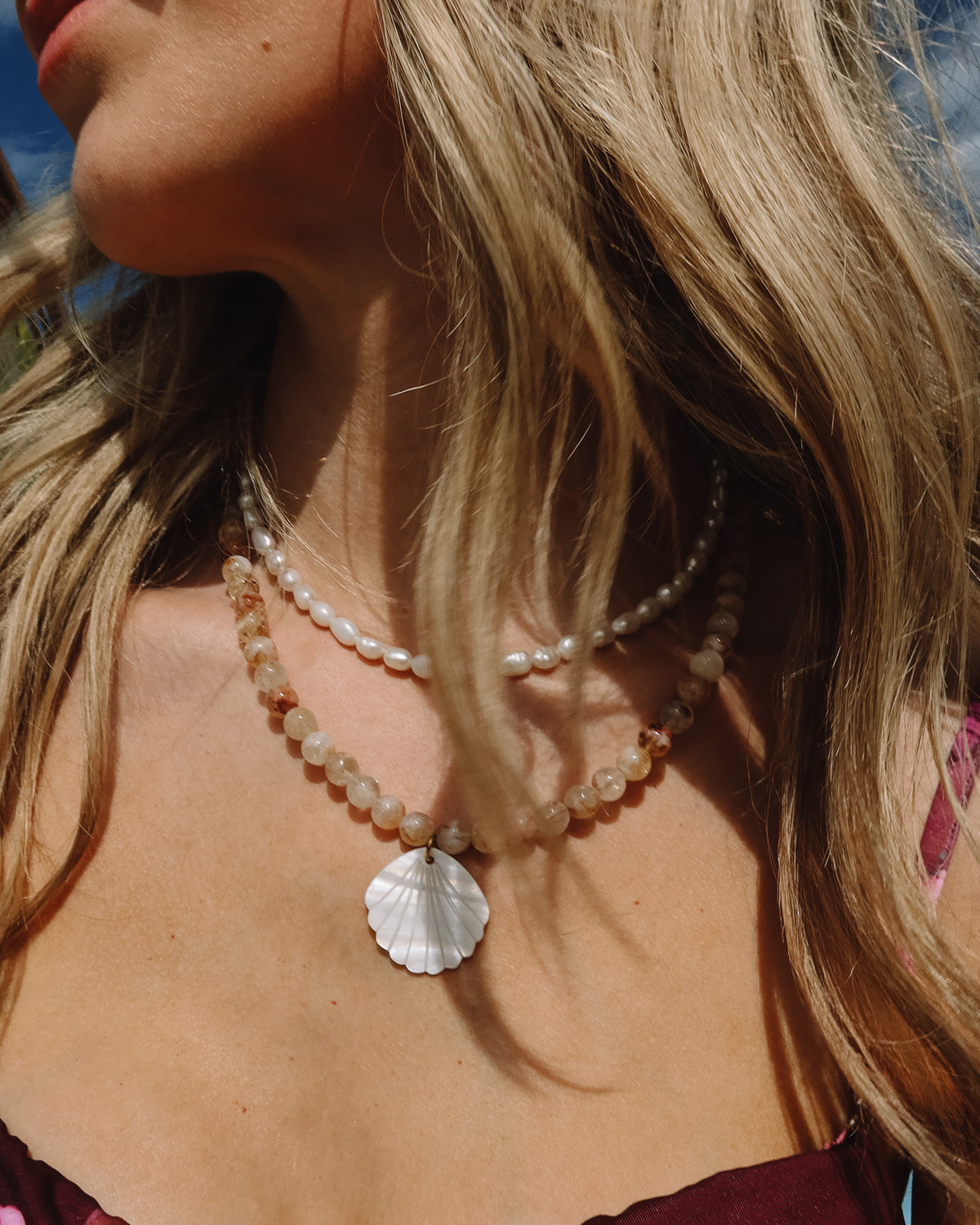 The Golden Hour Shell Necklace