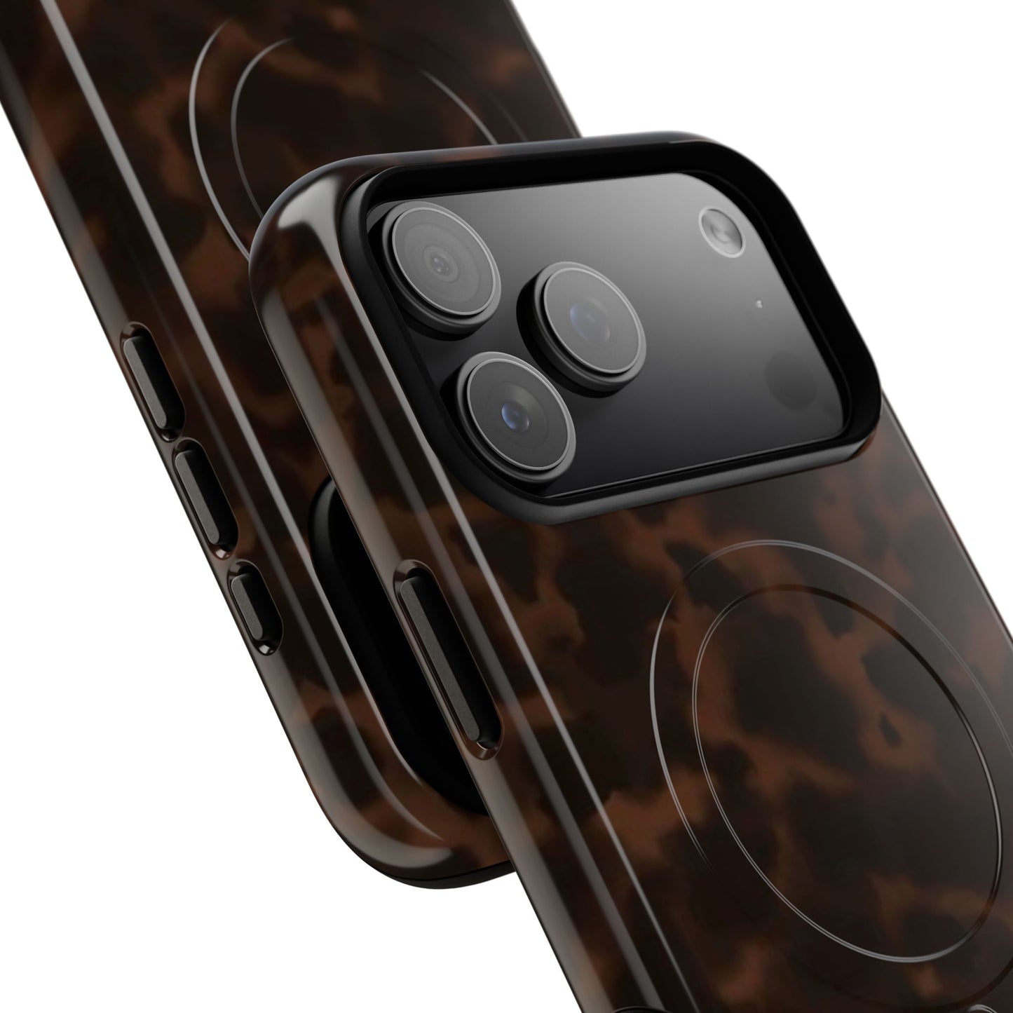 Tortoiseshell Magnetic Phone Case — Slim Tough MagSafe-Compatible Protection