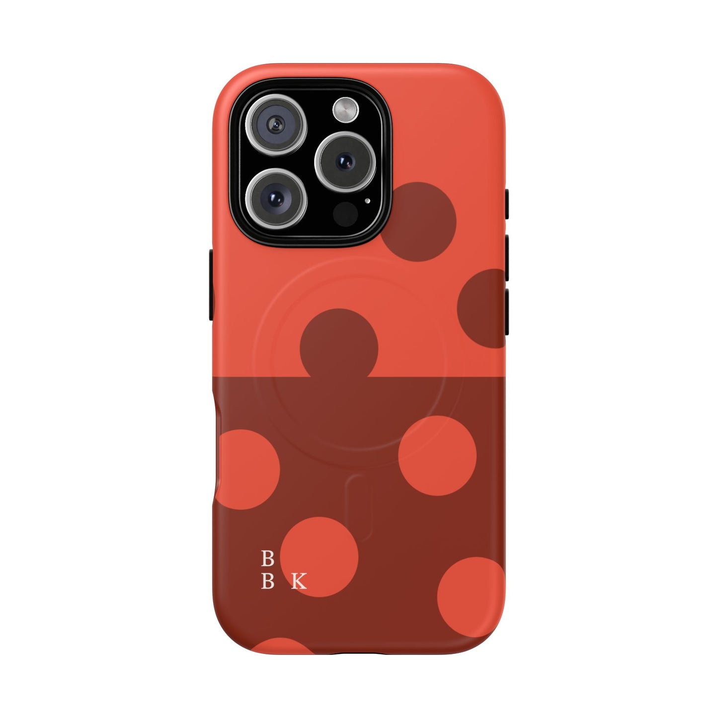 Red Polka Dot Magnetic Tough Case — Protective Phone Cover with MagSafe