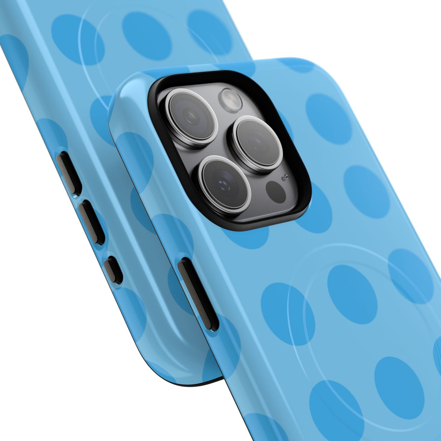 Blue Polka Dot Tough Magnetic Phone Case