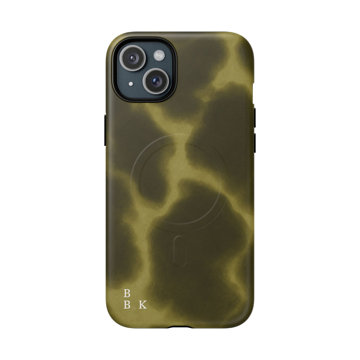 Olive Smoke Magnetic Phone Case — Tough Protective MagSafe-Compatible Cover