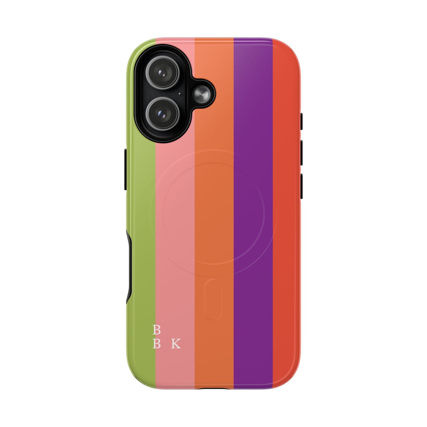 Bold Retro Stripe Magnetic Phone Case — Tough Protective iPhone Cover