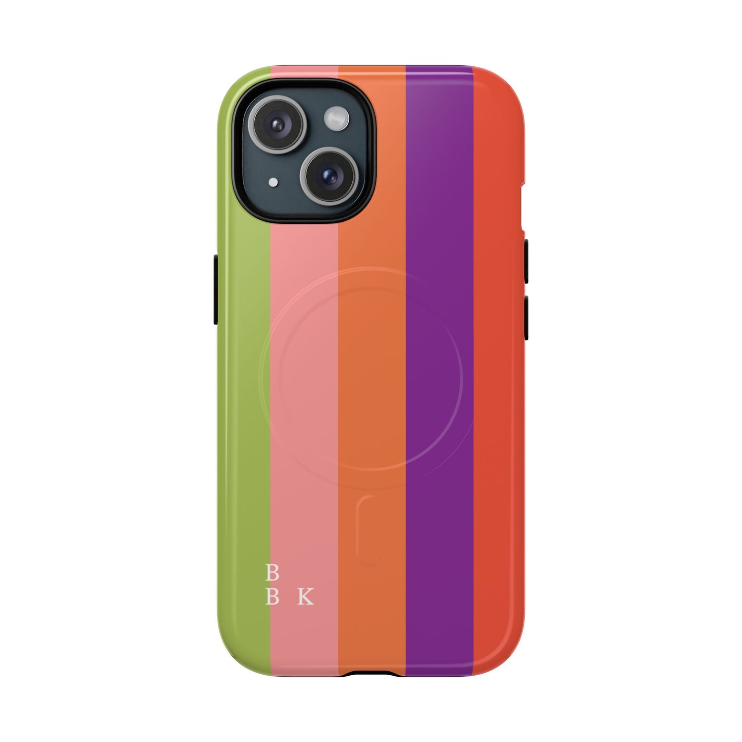 Bold Retro Stripe Magnetic Phone Case — Tough Protective iPhone Cover