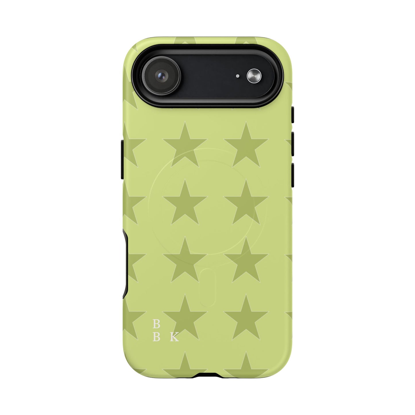 Olive Star Pattern Tough Magnetic Phone Case — Slim Protective iPhone Cover