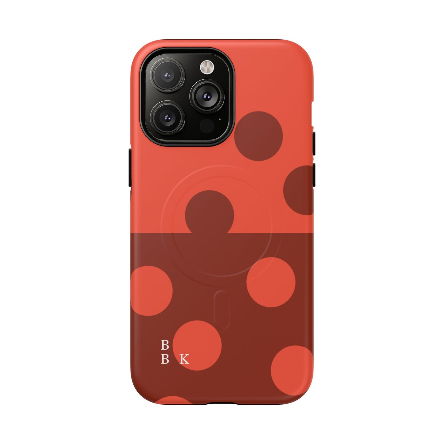 Red Polka Dot Magnetic Tough Case — Protective Phone Cover with MagSafe