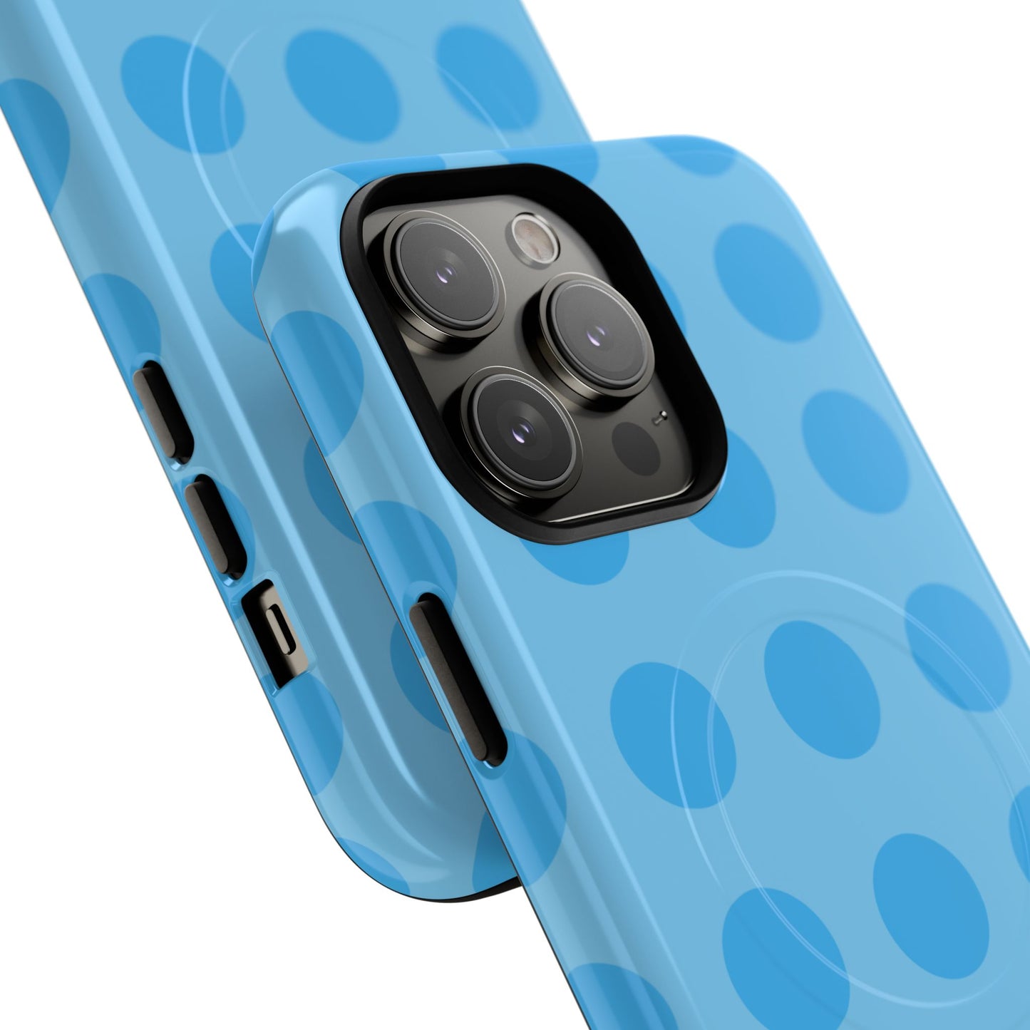 Blue Polka Dot Tough Magnetic Phone Case