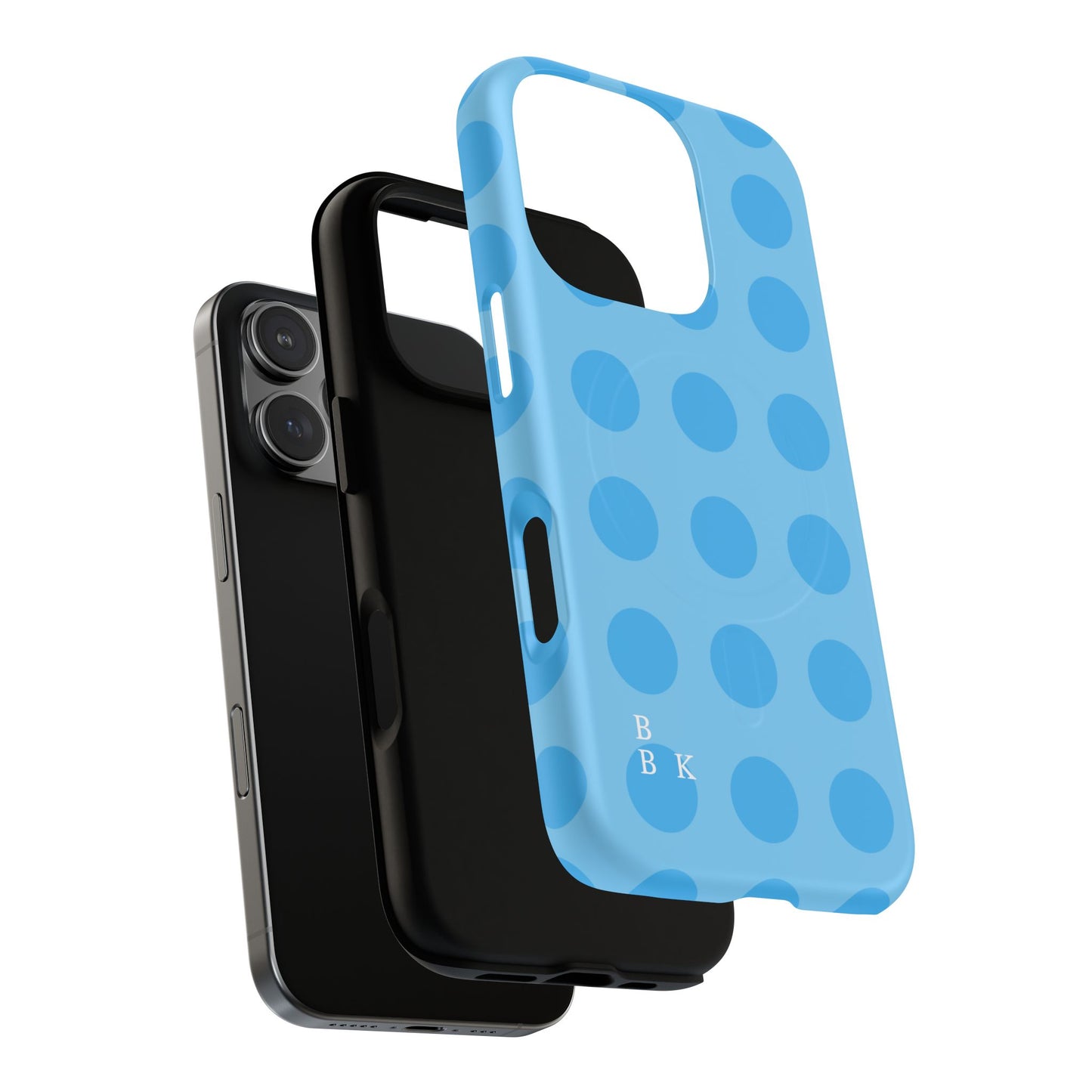 Blue Polka Dot Tough Magnetic Phone Case