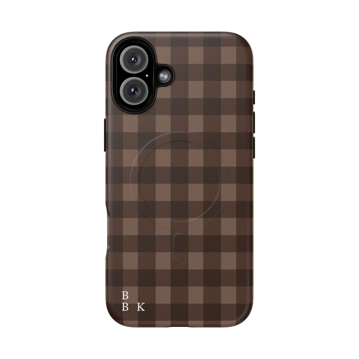 Brown Buffalo Plaid Tough Magnetic Phone Case